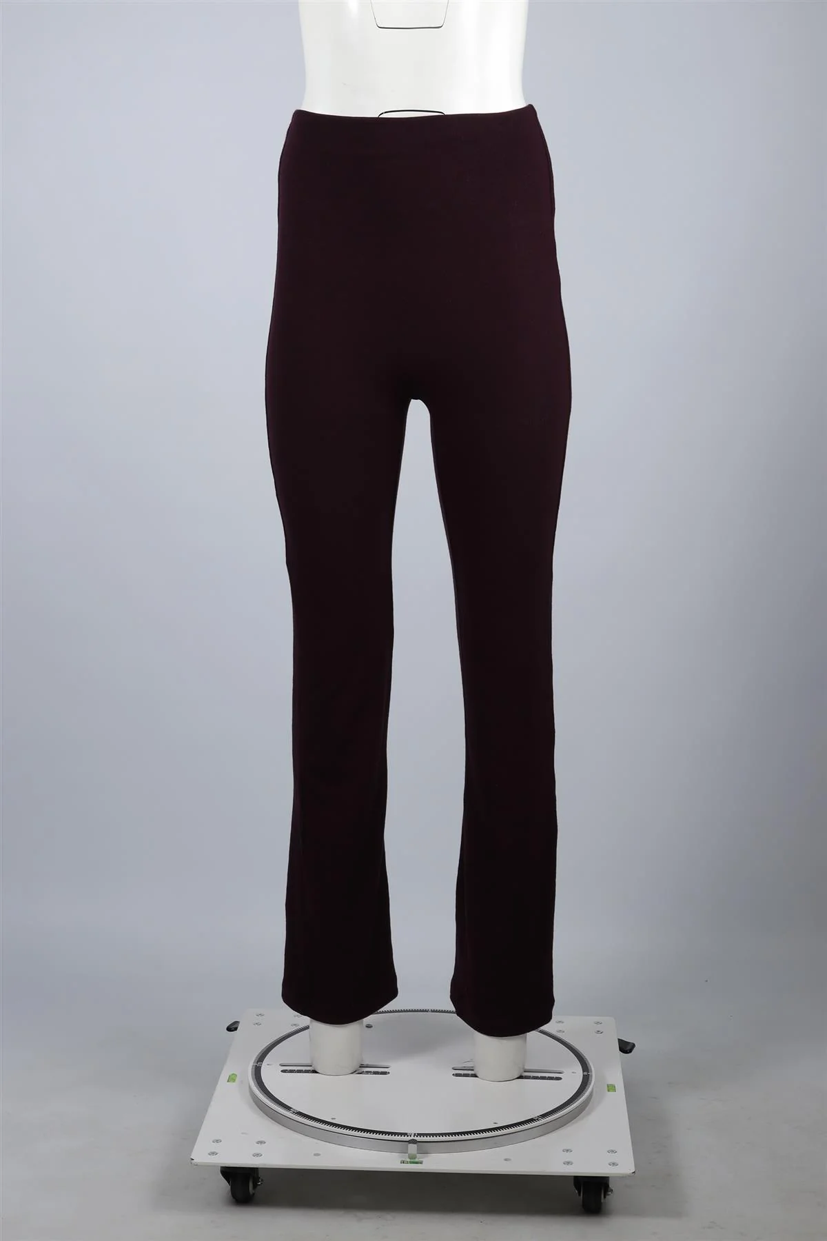 LESET PURPLE CASHMERE STRAIGHT LEG PANTS SMALL - Image 2