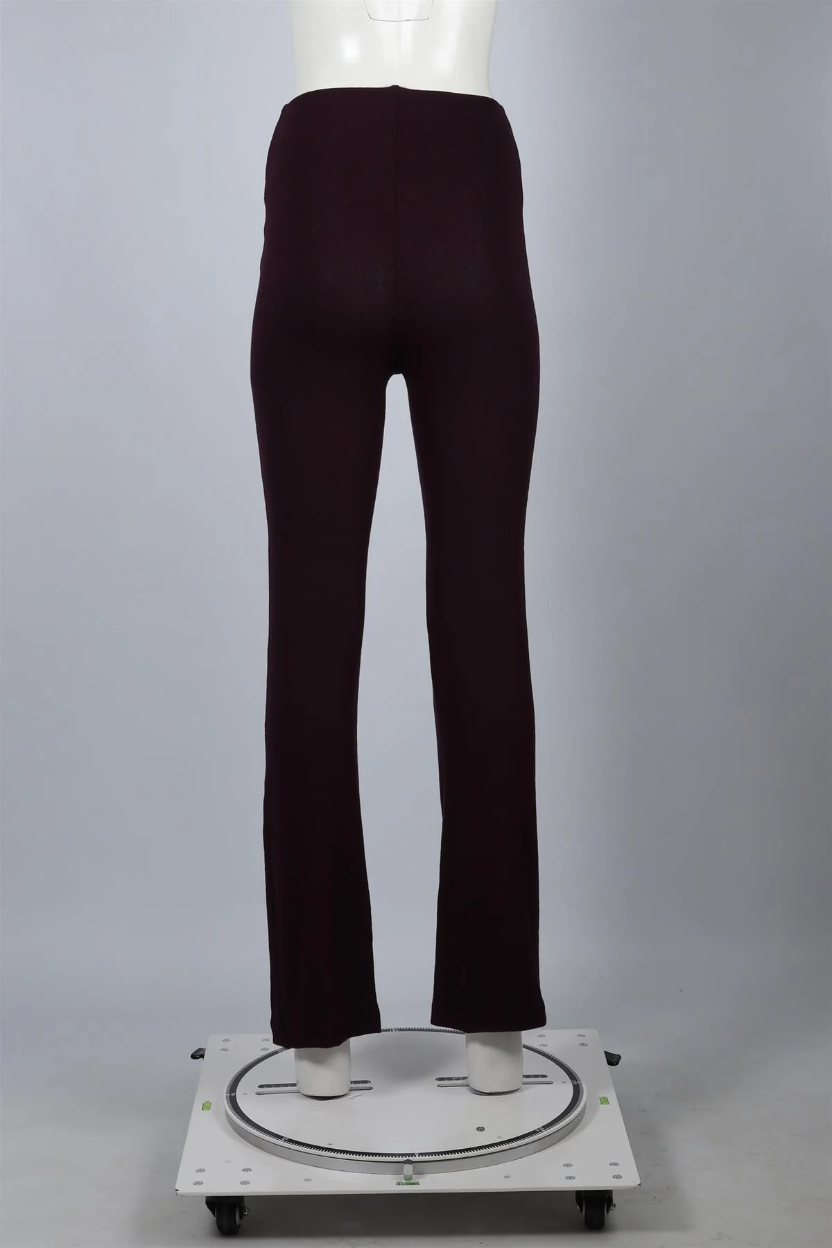 LESET PURPLE CASHMERE STRAIGHT LEG PANTS SMALL - Image 4