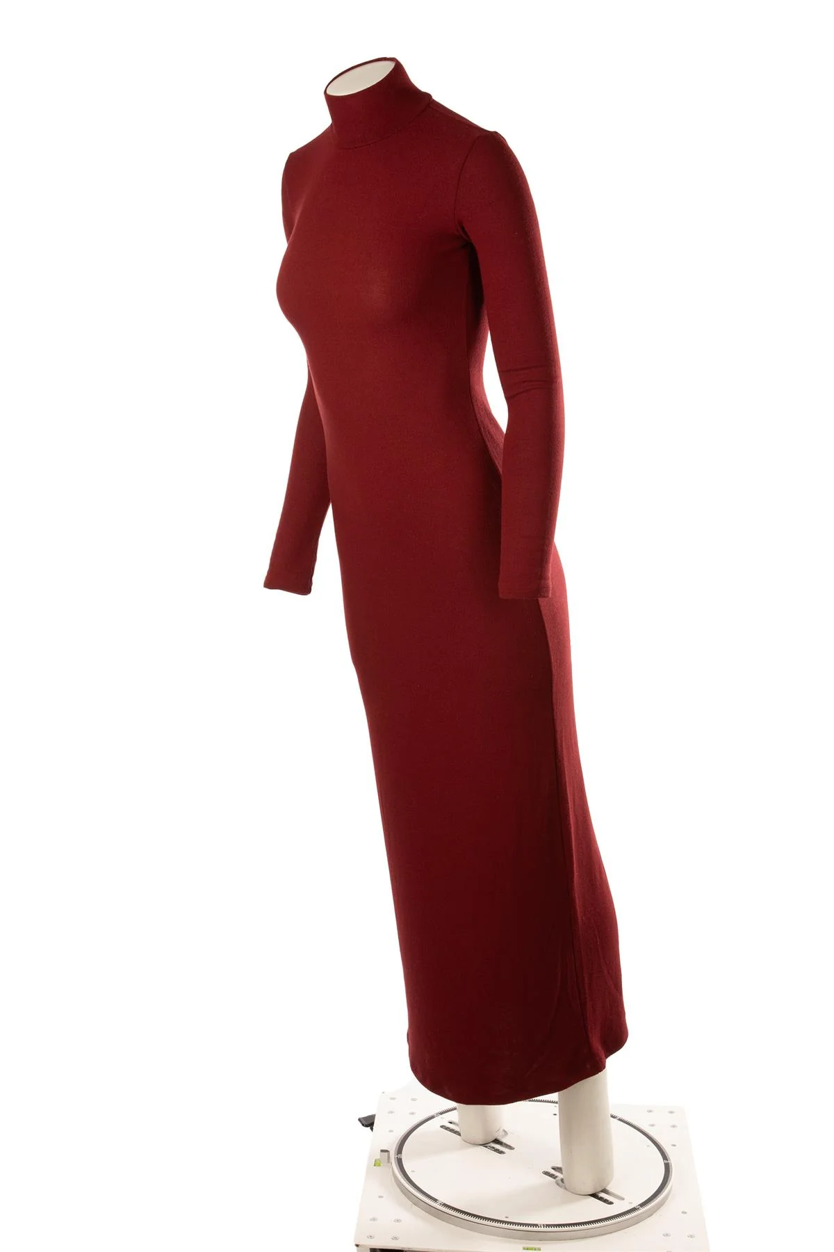 LESET RED JERSEY MAXI DRESS XSMALL - Image 3