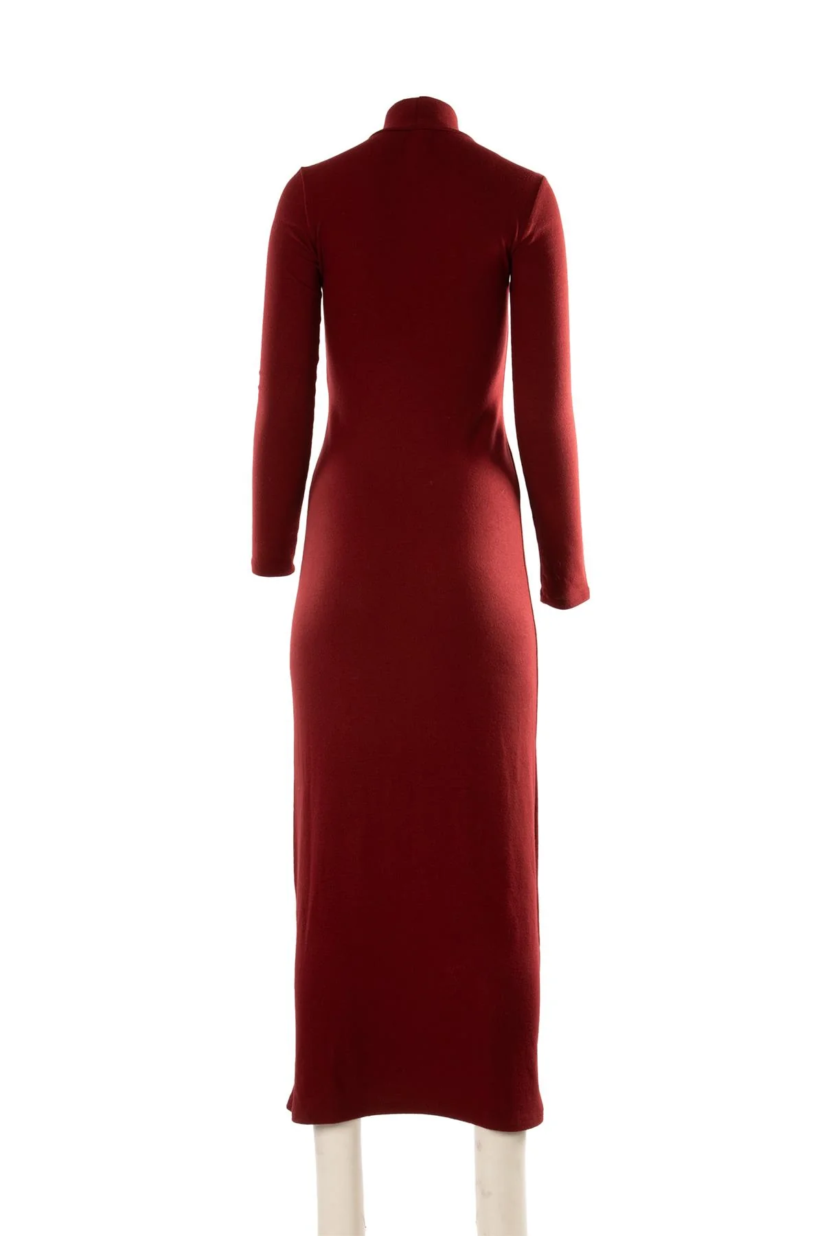 LESET RED JERSEY MAXI DRESS XSMALL - Image 4