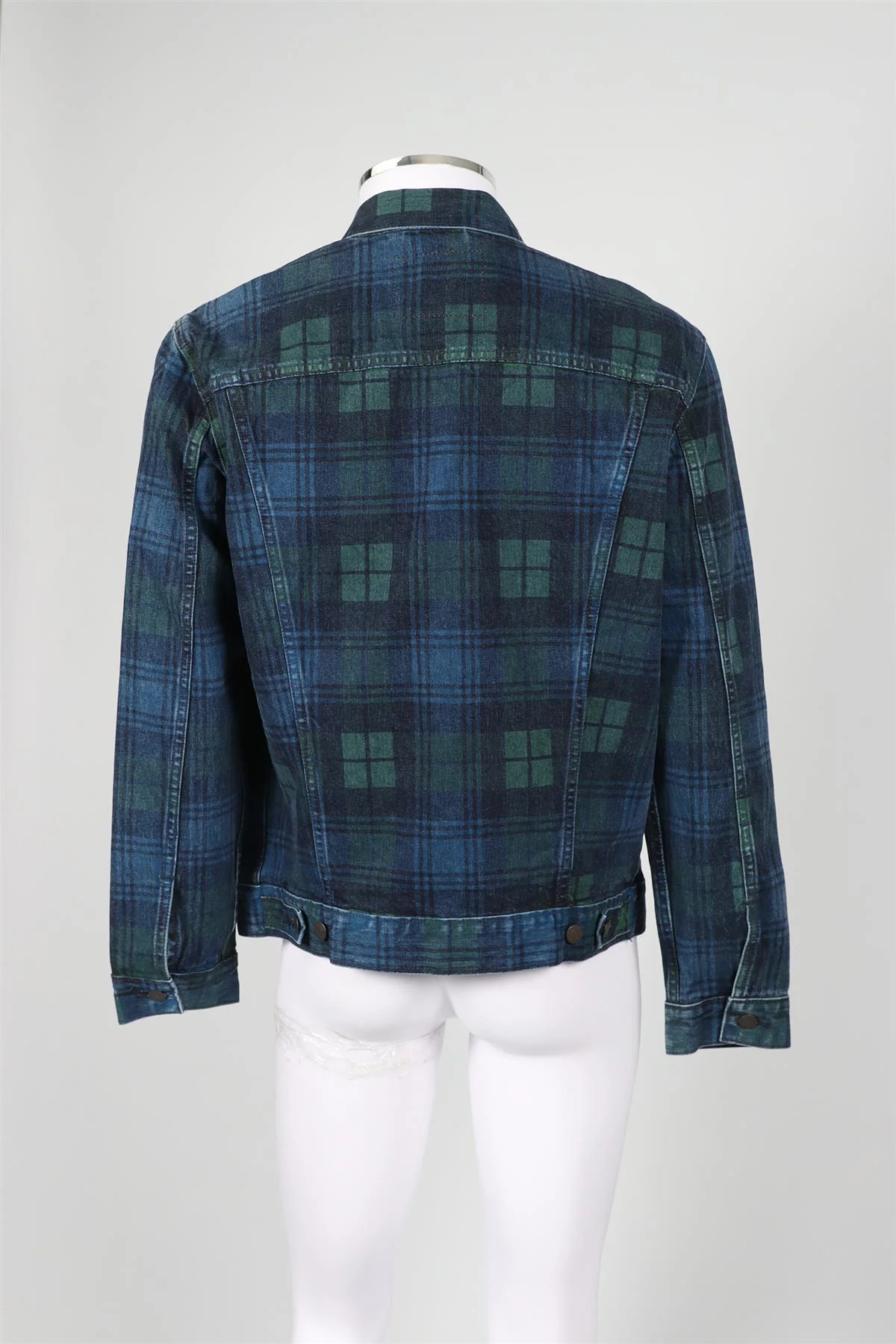 LEVI'S BLUE MEN'S DENIM JACKET LARGE - Image 4