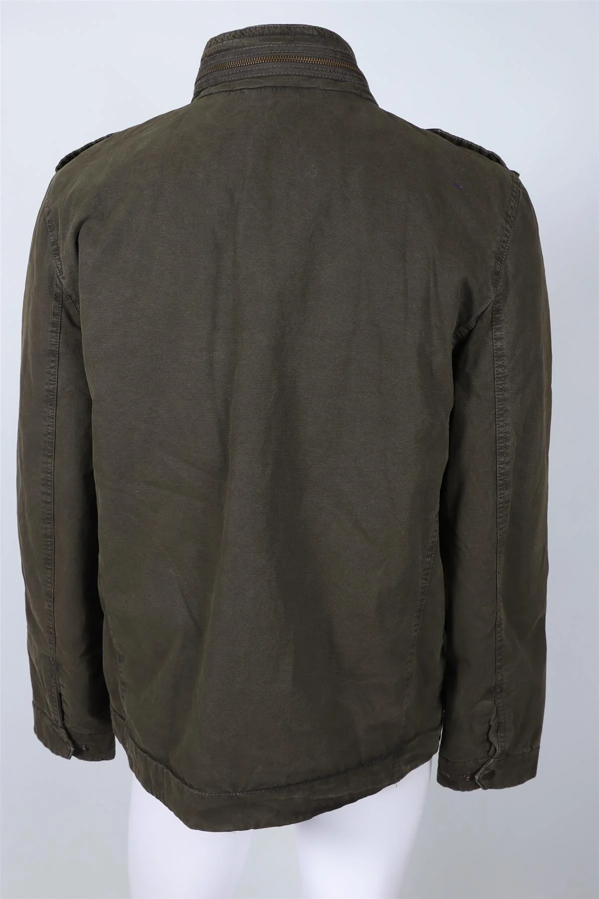 LEVI'S GREEN MEN'S COTTON JACKET LARGE - Image 4