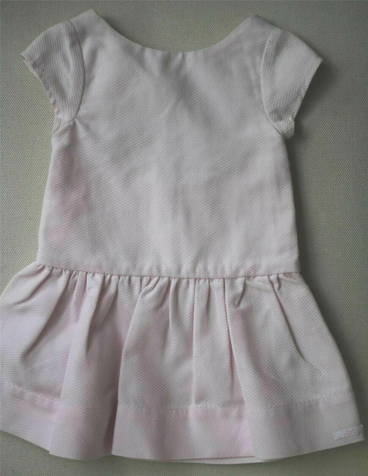 LILI GAUFRETTE GIRLS PINK BOW DRESS 2 YEARS - Image 3