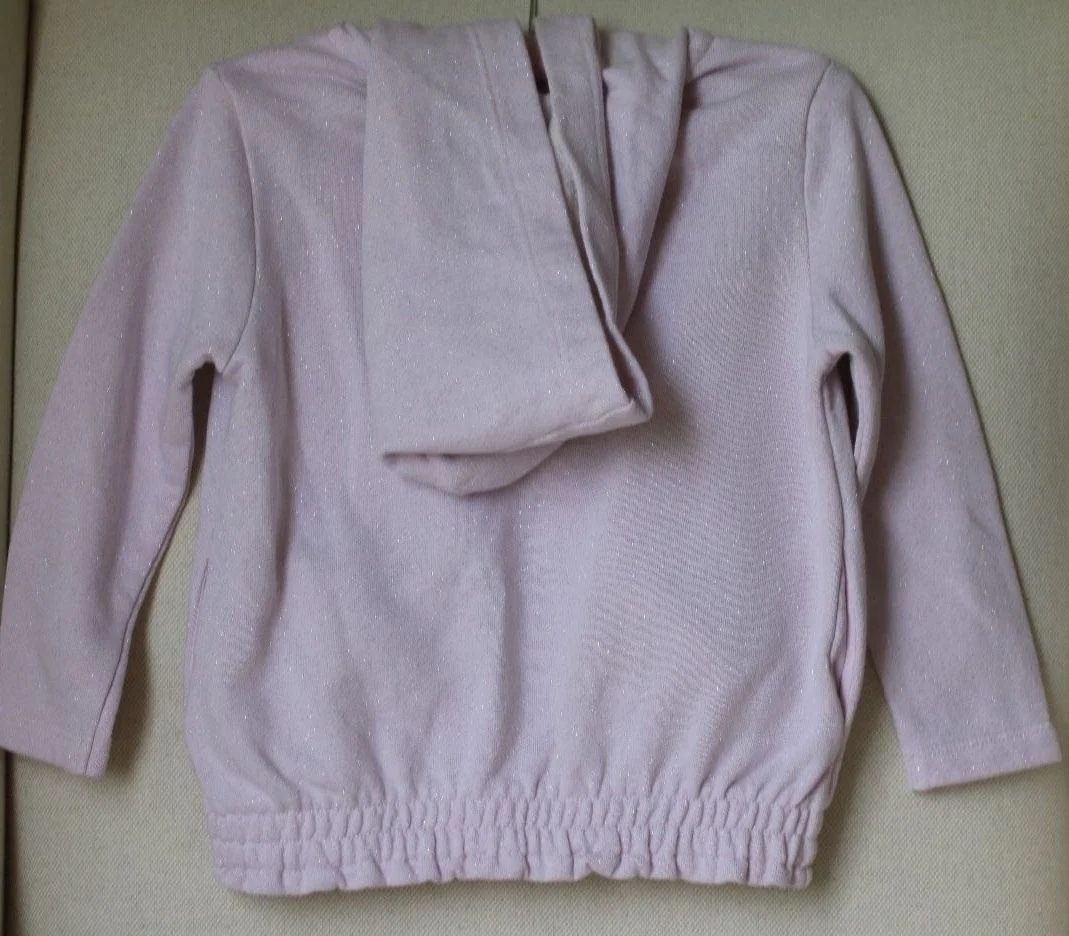 LILI GAUFRETTE GIRLS PINK COTTON JERSEY TRACKSUIT 3 YEARS - Image 6