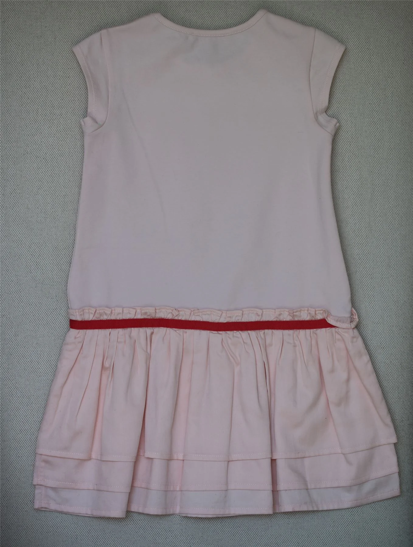 LILI GAUFRETTE GIRLS PINK LOGO DRESS 4 YEARS - Image 3