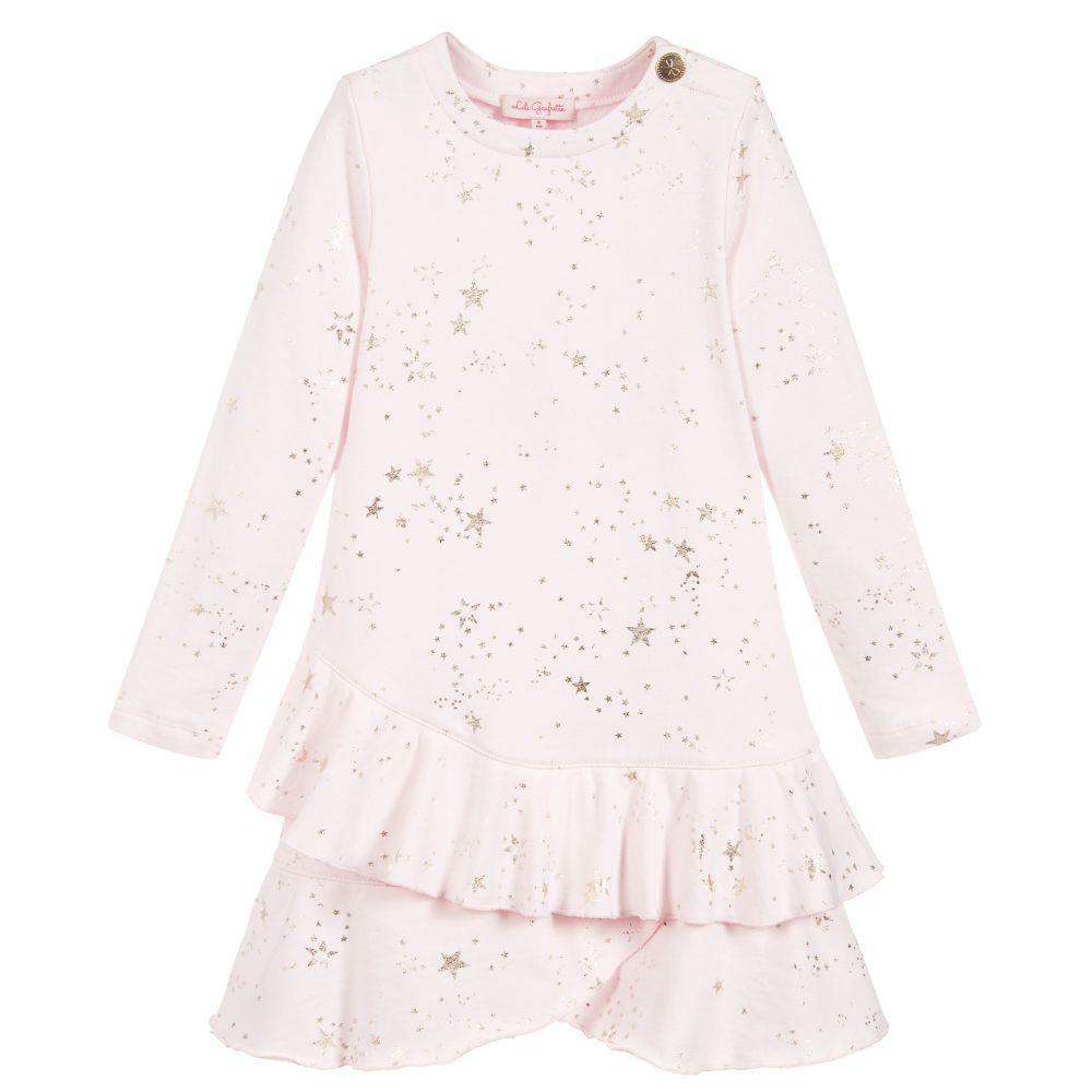 LILI GAUFRETTE KIDS GIRLS STAR COTTON DRESS 6 YEARS