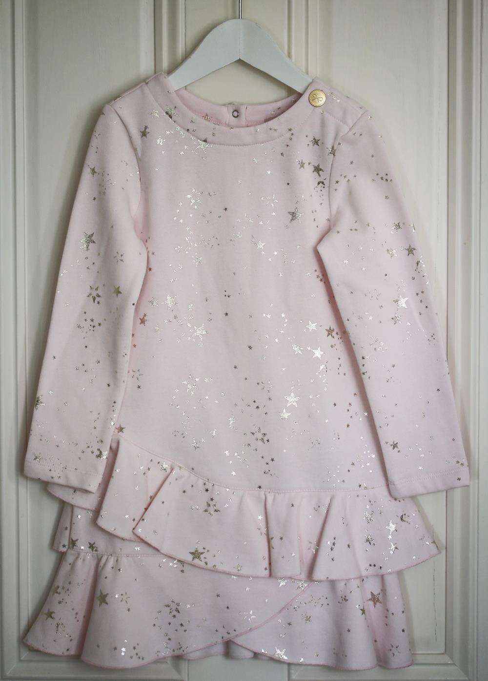 LILI GAUFRETTE KIDS GIRLS STAR COTTON DRESS 6 YEARS - Image 2