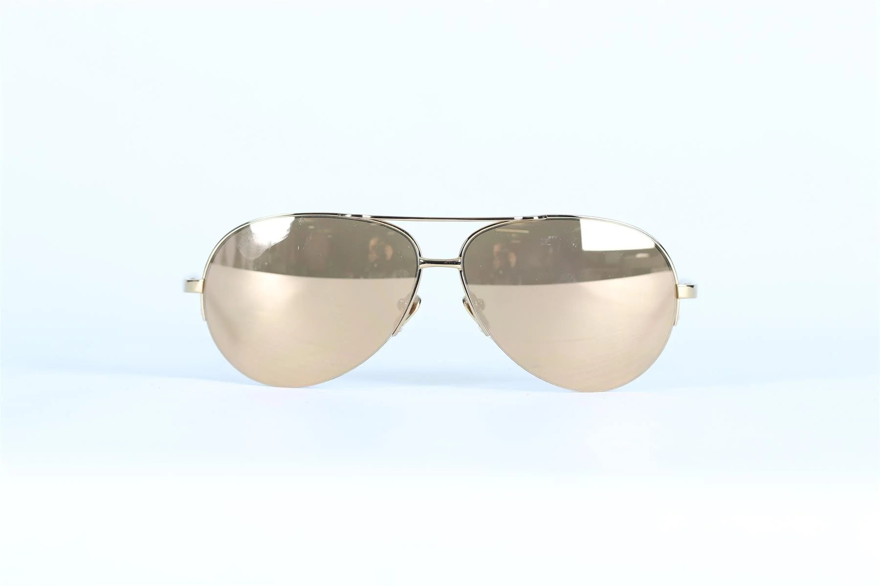 LINDA FARROW ROUND FRAME METAL SUNGLASSES - Image 3