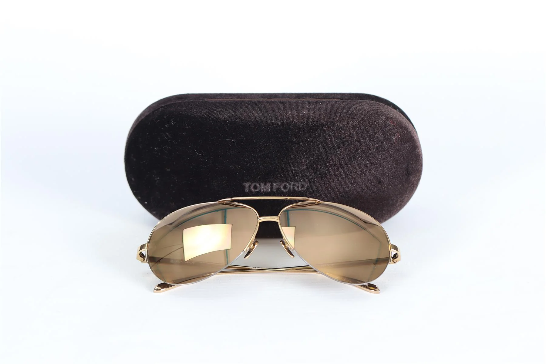 LINDA FARROW ROUND FRAME METAL SUNGLASSES - Image 9