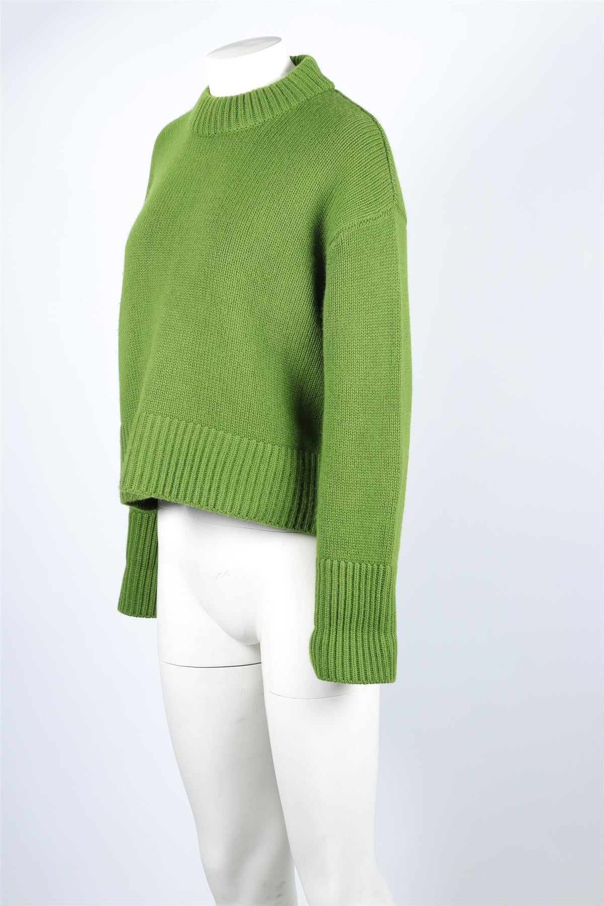 Lisa Yang Green Cashmere Sweater MEDIUM - LARGE - Image 3
