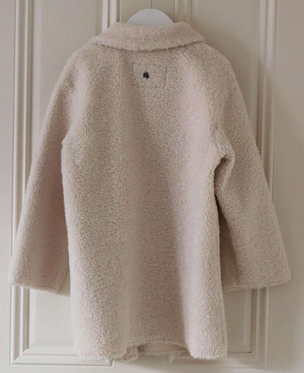 LITTLE ELEVEN PARIS KIDS GIRLS FAUX FLEECE COAT 8 YEARS - Image 3