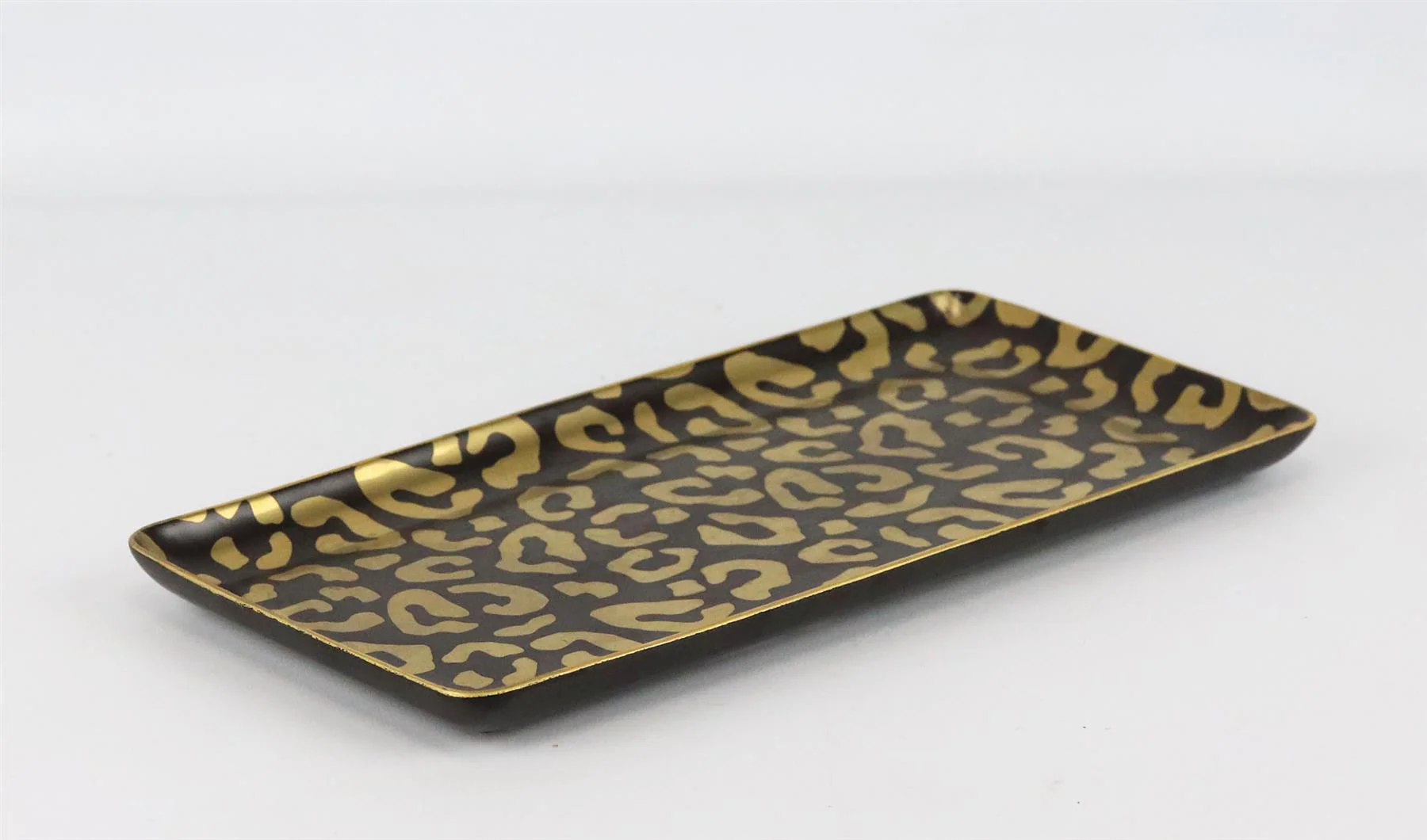 L'OBJET LEOPARD PRINT PORCELAIN TRINKET TRAY - Image 2