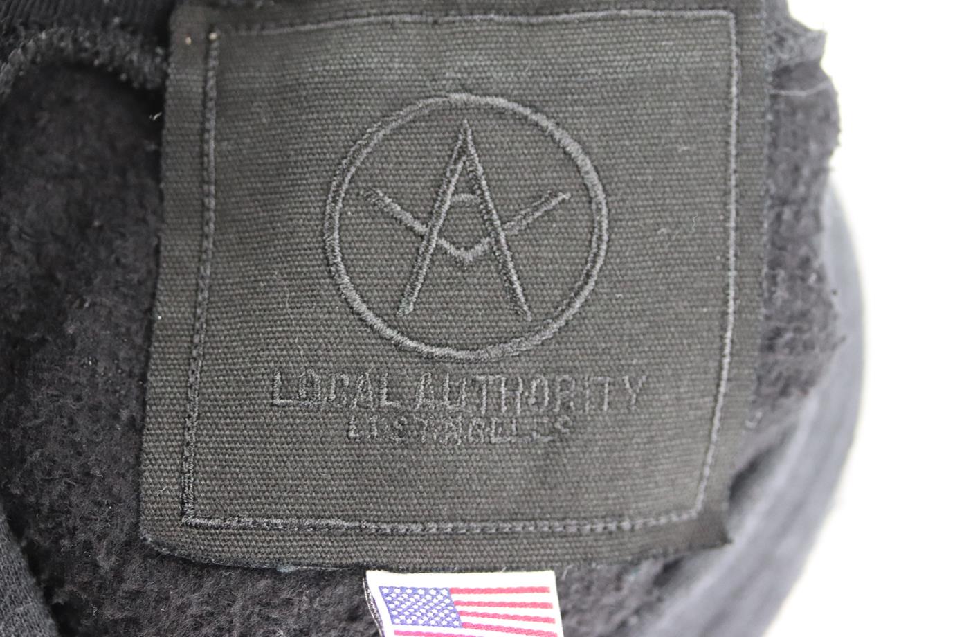 LOCAL AUTHORITY MEN'S EMBROIDERED COTTON JERSEY HOODIE XLARGE - Image 4
