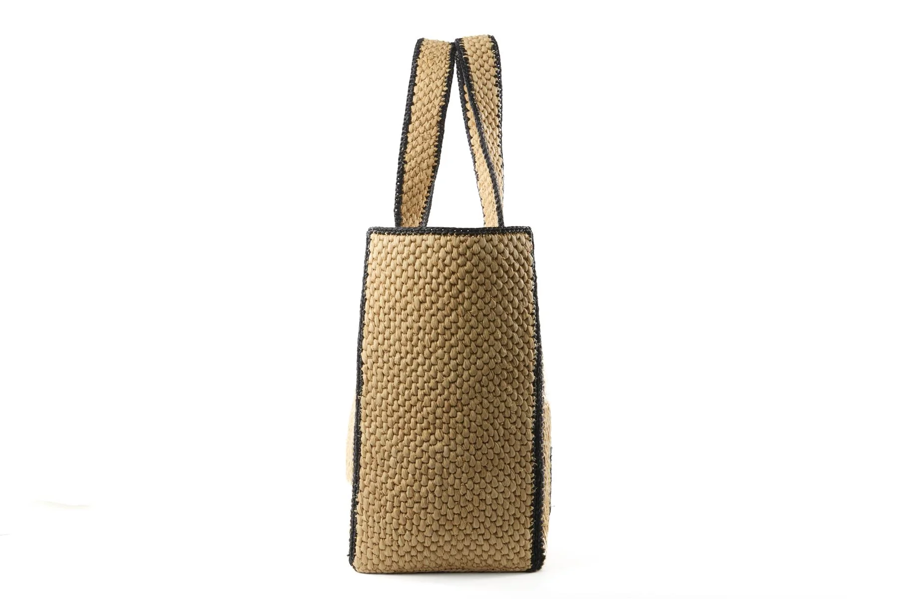 LOEWE BEIGE LARGE RAFFIA TOTE BAG - Image 4