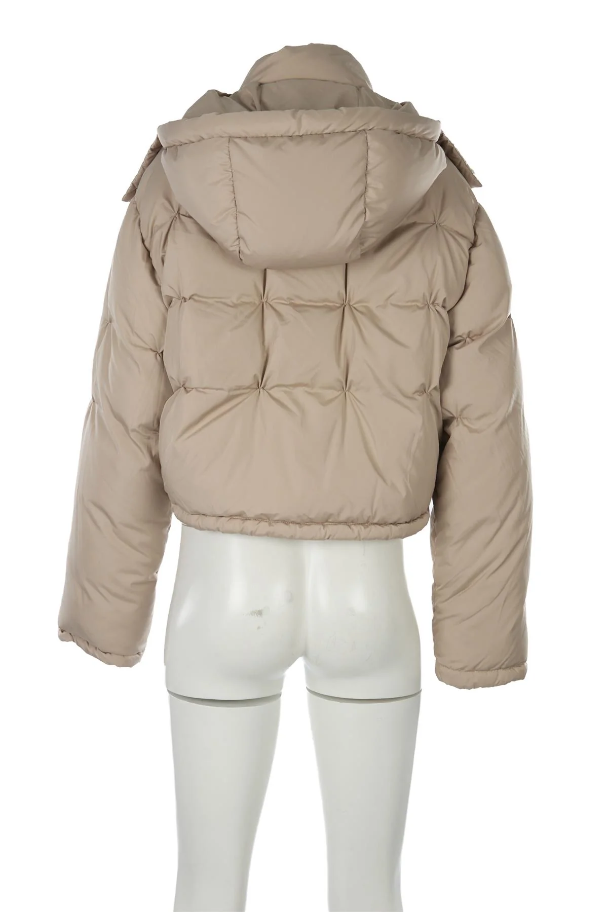 LOEWE BEIGE PADDED DOWN JACKET FR 36 UK 8 - Image 4