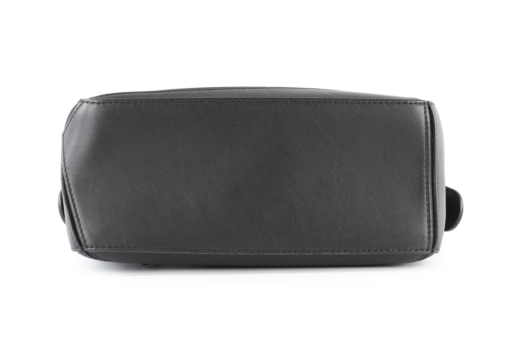 LOEWE BLACK PUZZLE SMALL LEATHER TOTE BAG - Image 8