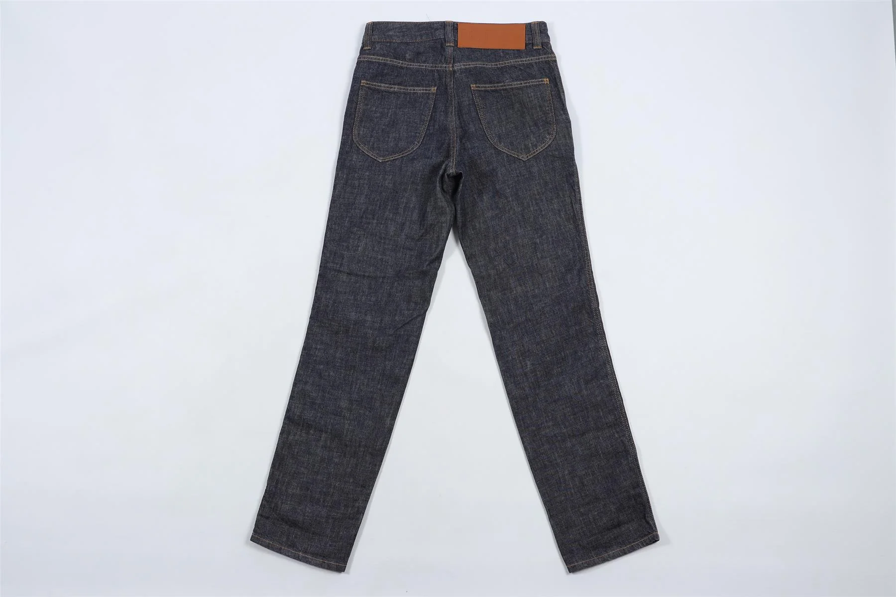 LOEWE BLUE HIGH RISE STRAIGHT LEG JEANS FR 34 UK 6 W24 - Image 4