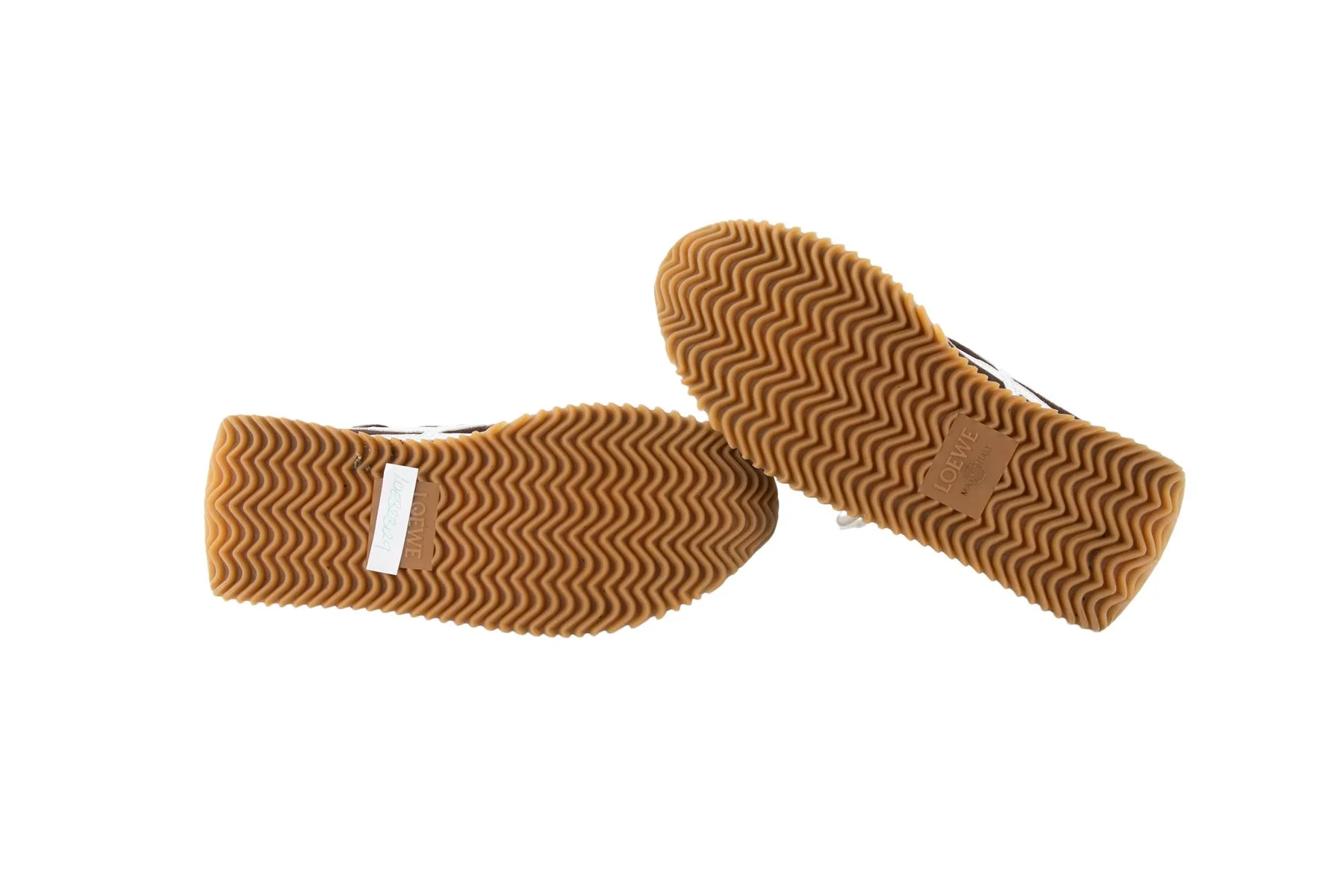 LOEWE BROWN FLOW RUNNER SUEDE SNEAKERS EU 38 UK 5 US 8 - Image 6