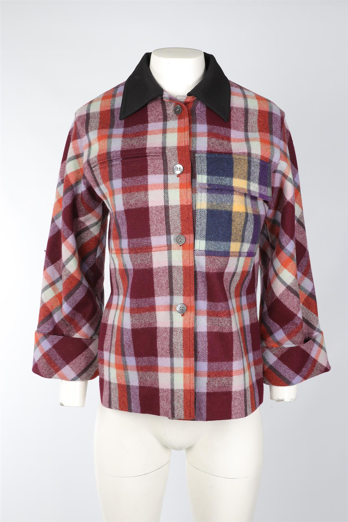 LOEWE MULTI WOOL JACKET FR 32 UK 4 - Image 2