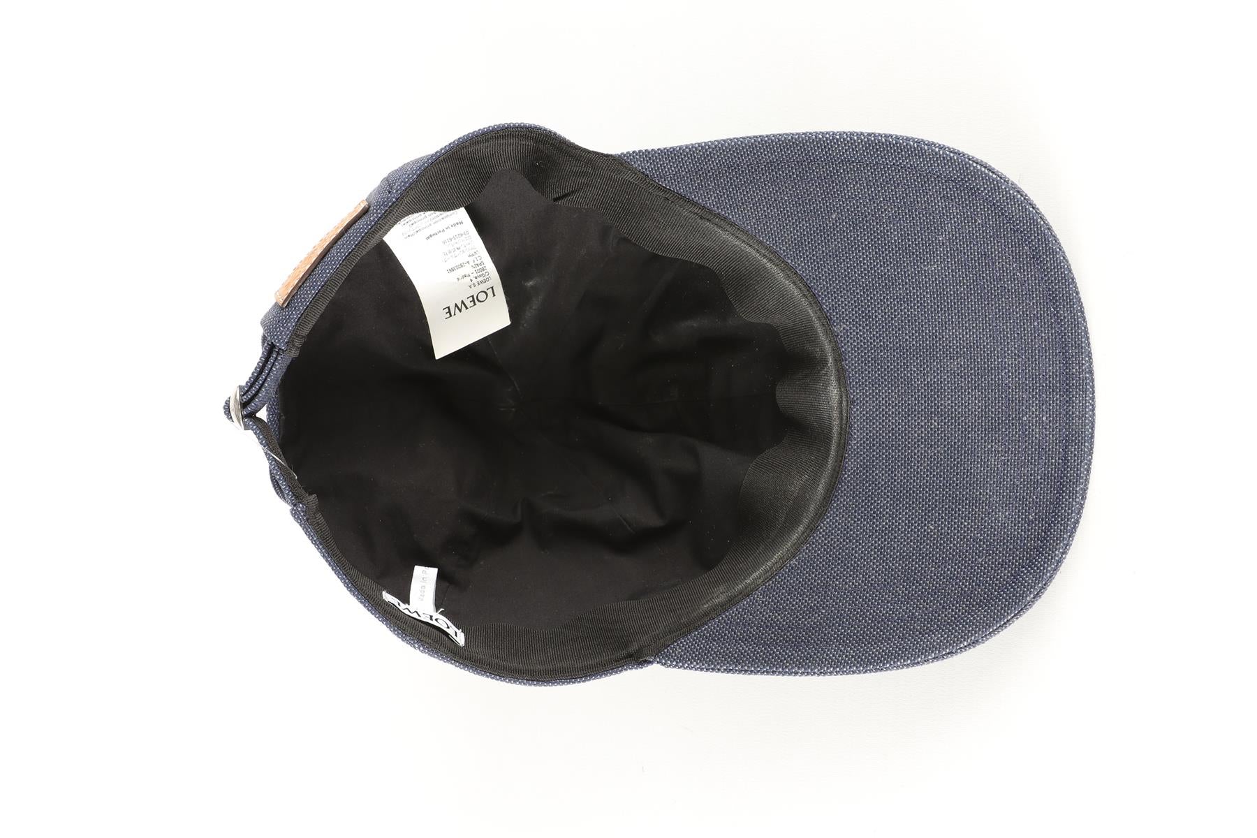 LOEWE NAVY COTTON BASEBALL CAP ONE SIZE - Image 5