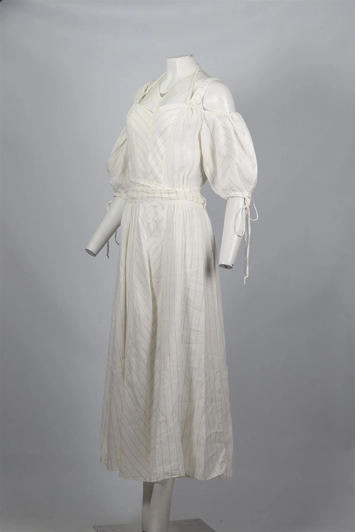 LOEWE + PAULA'S IBIZA LINEN BLEND MAXI DRESS FR 40 UK 12 - Image 3