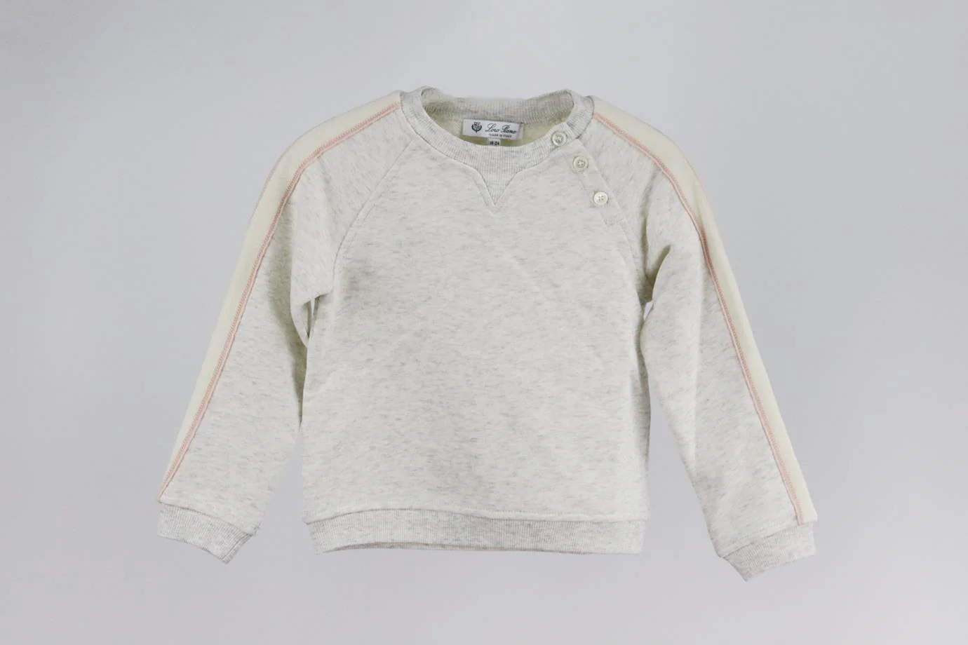 LORO PIANA BABY GIRLS COTTON SWEATER 18-24 MONTHS - Image 2