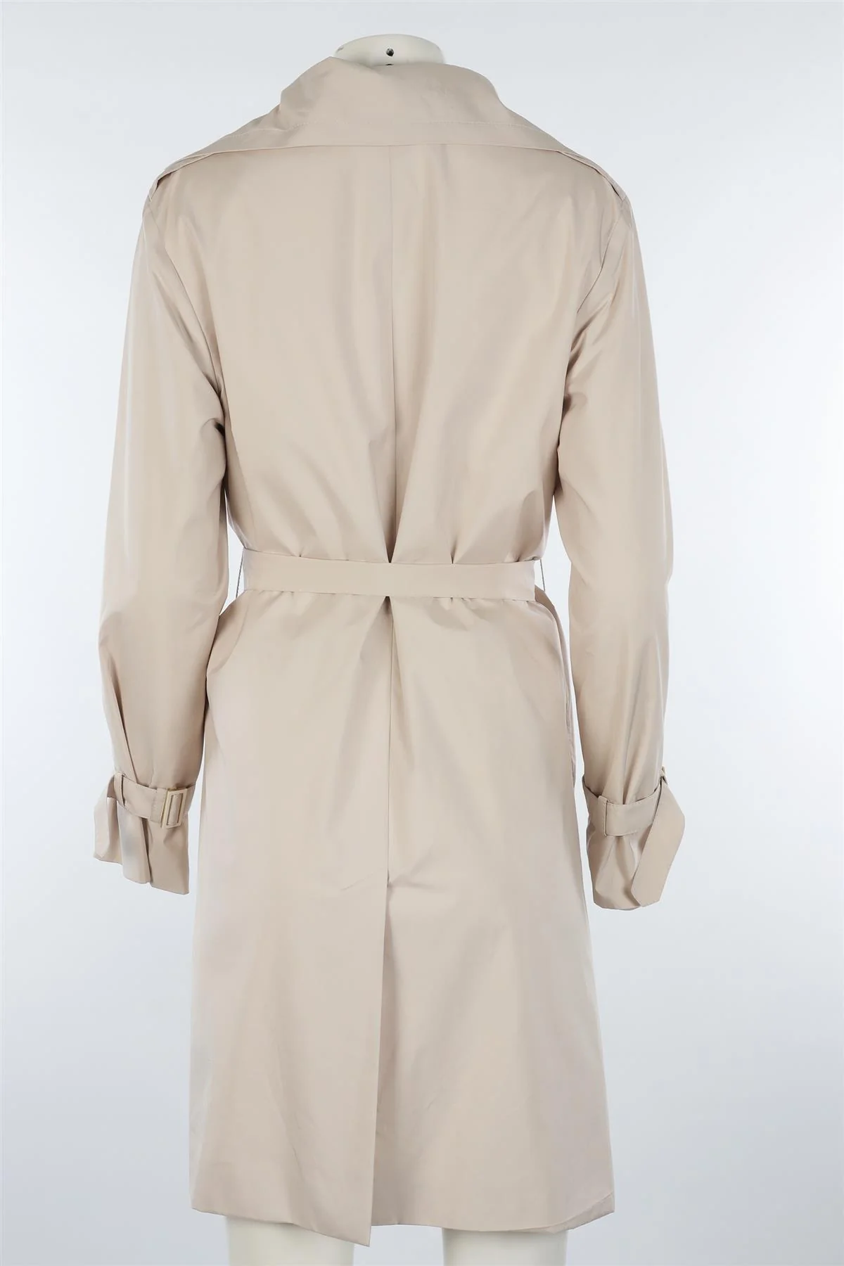 LORO PIANA BEIGE WOVEN COAT IT 42 UK 10 - Image 4