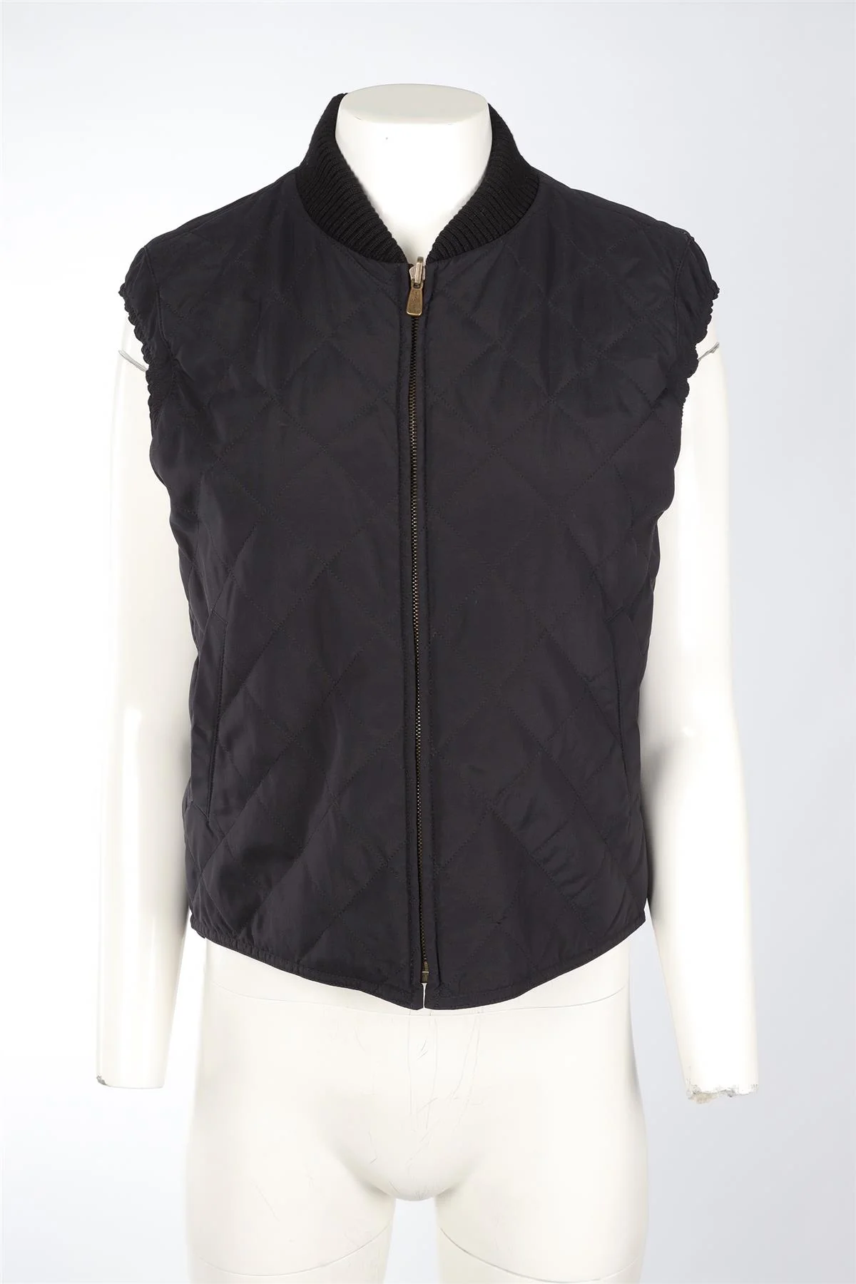 LORO PIANA BLACK VINTAGE SHELL GILET MEDIUM - Image 2