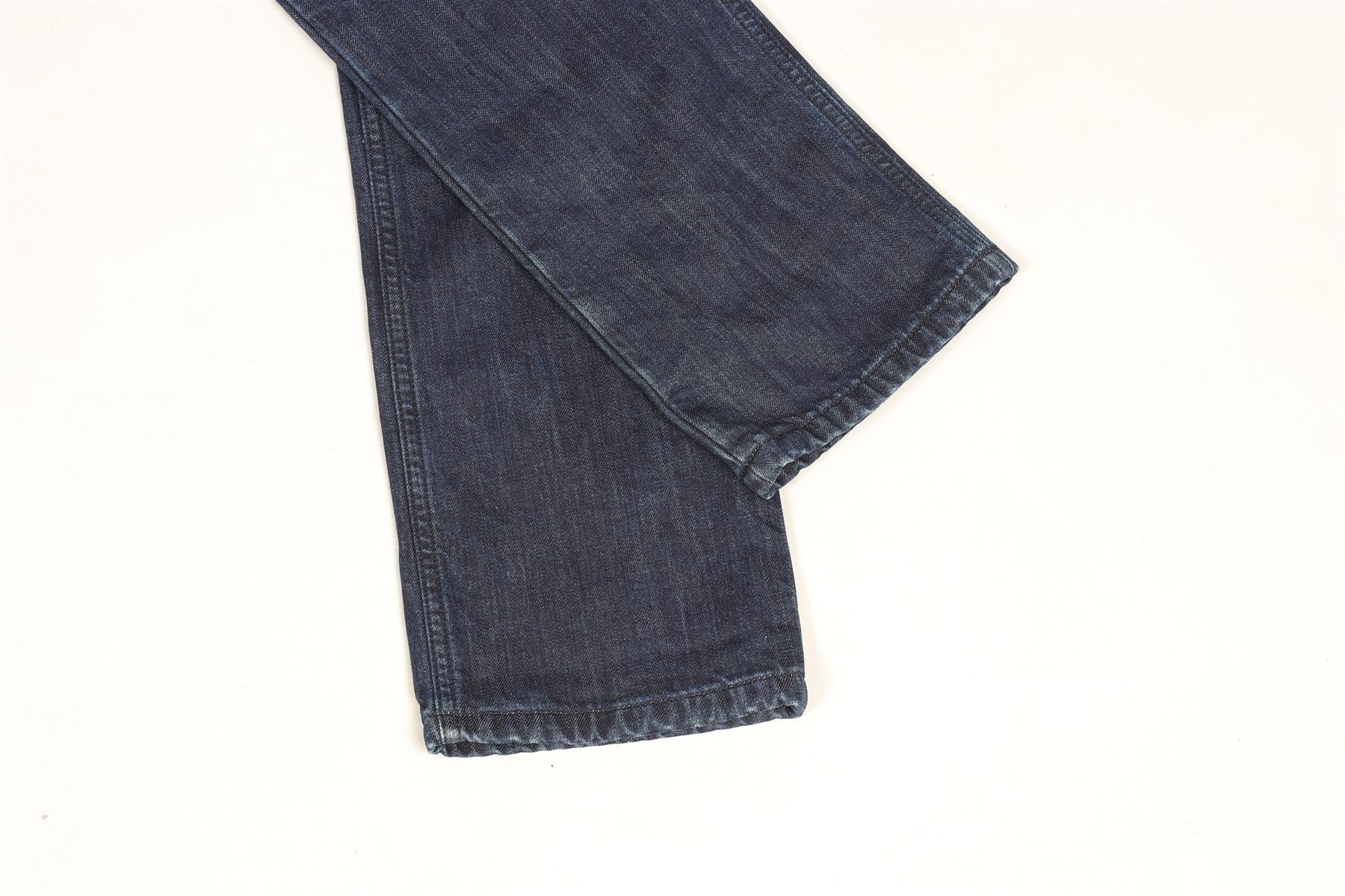 LORO PIANA BLUE HIGH RISE FLARED JEANS IT 36 UK 4 - Image 4