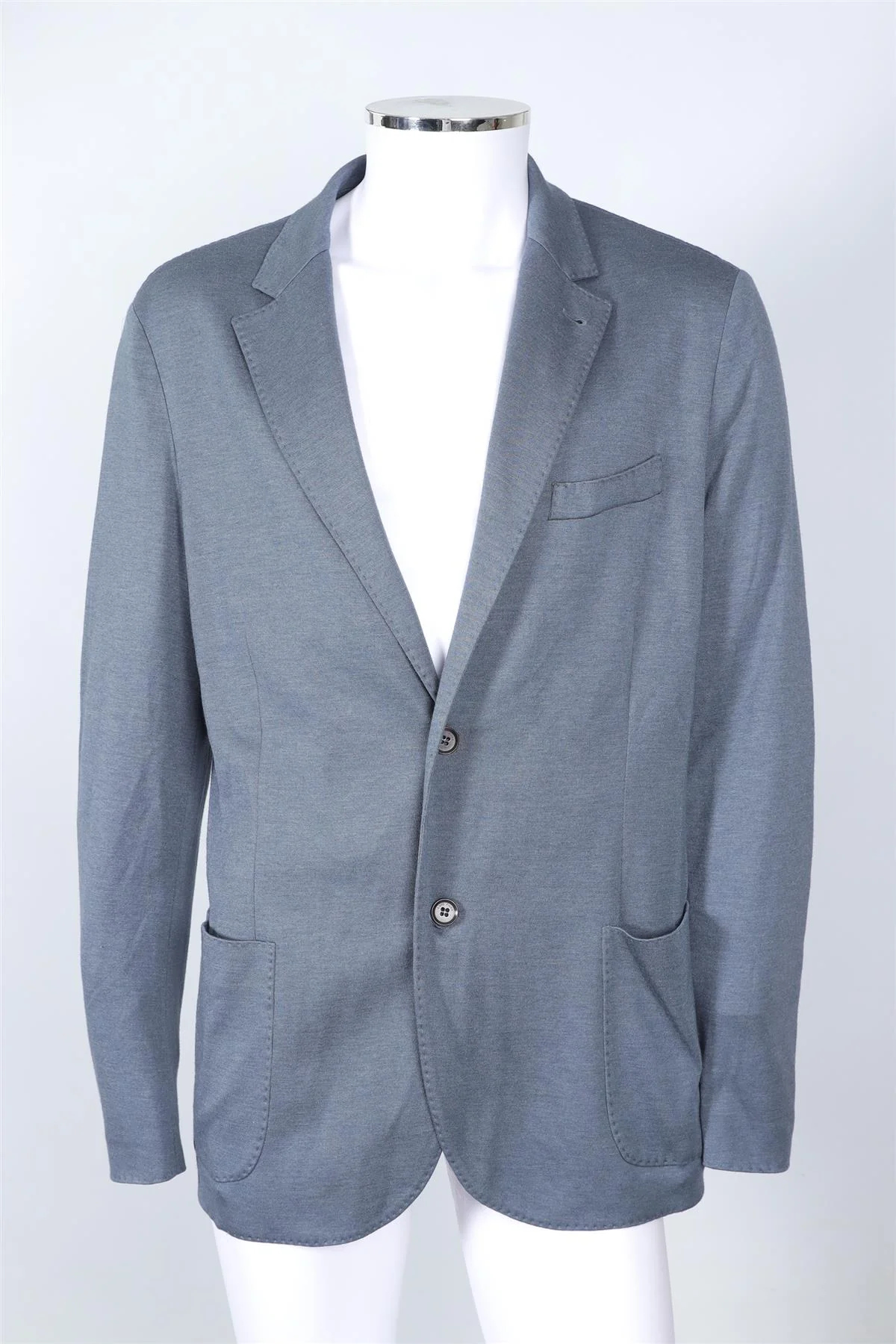 LORO PIANA BLUE MEN'S CASHMERE BLAZER IT 56 UK 46 - Image 2