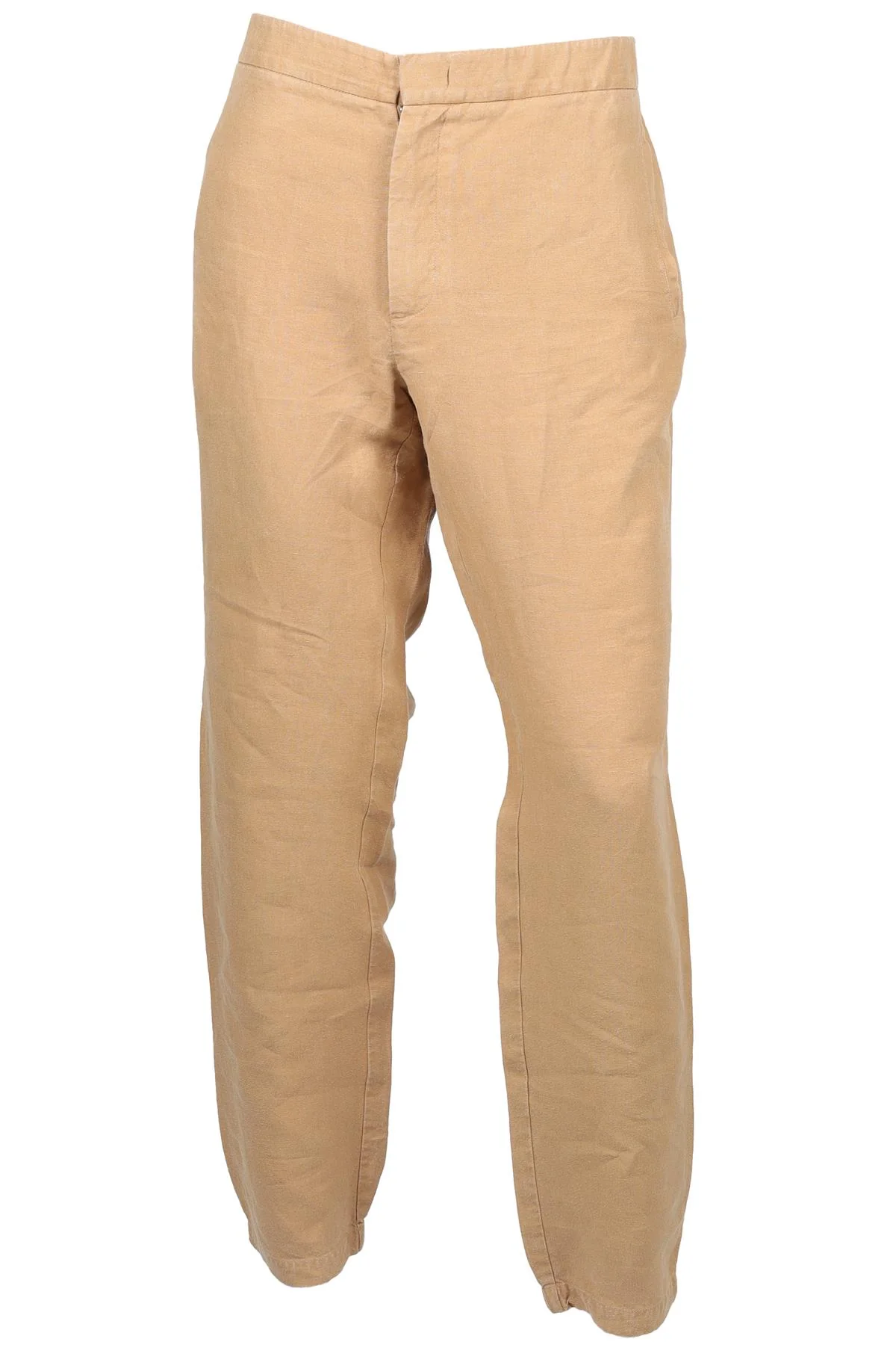 LORO PIANA BROWN MEN'S LINEN TAPERED PANTS IT 58 UK/US WAIST 42 - Image 5