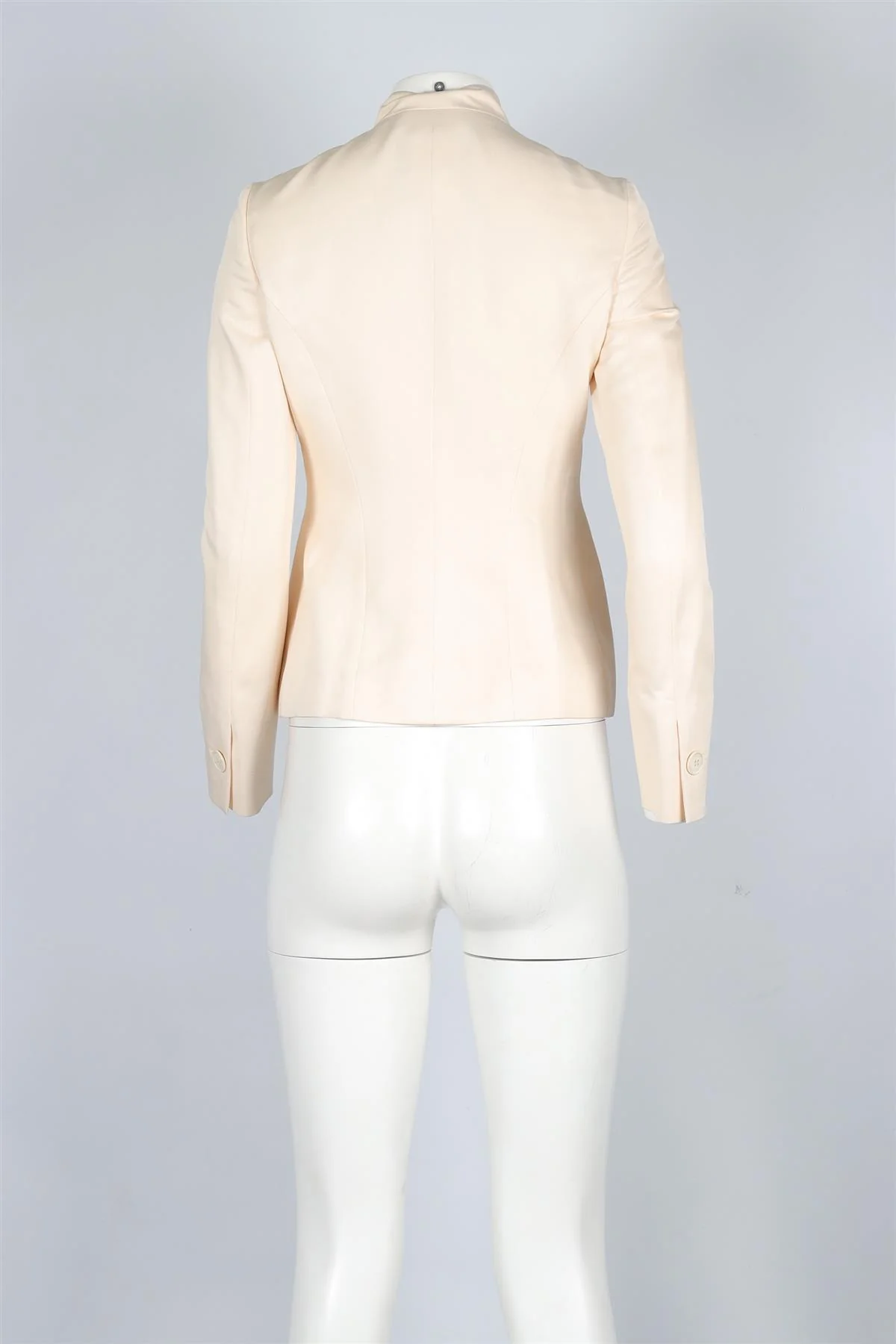 LORO PIANA CREAM SILK JACKET IT 38 UK 6 - Image 5