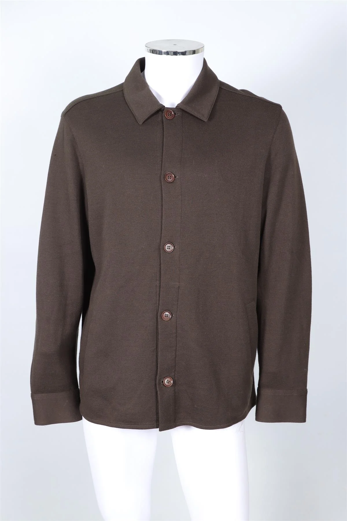LORO PIANA GREEN MEN'S COTTON JACKET XXLARGE - Image 2