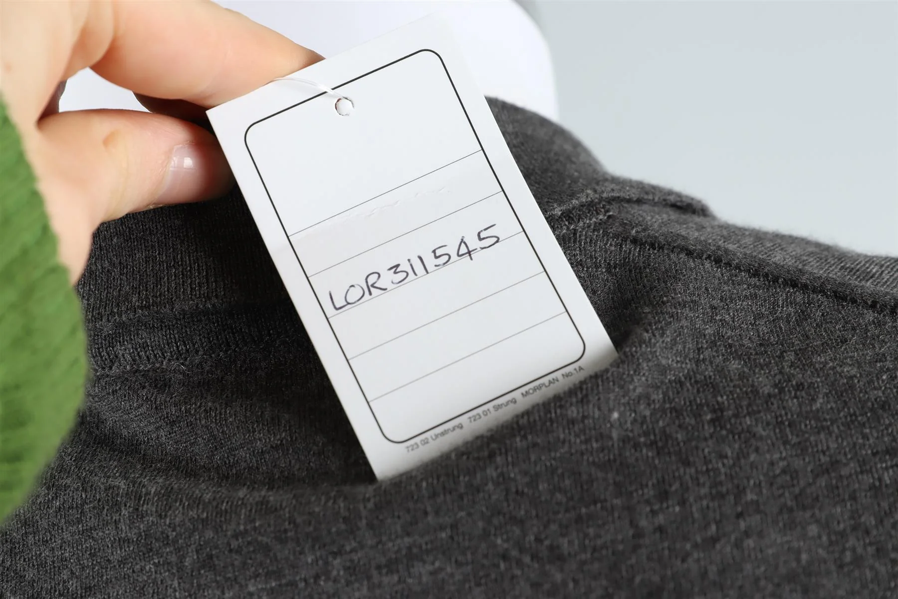 LORO PIANA GREY MEN'S WOOL POLO SHIRT IT 56 - Image 5