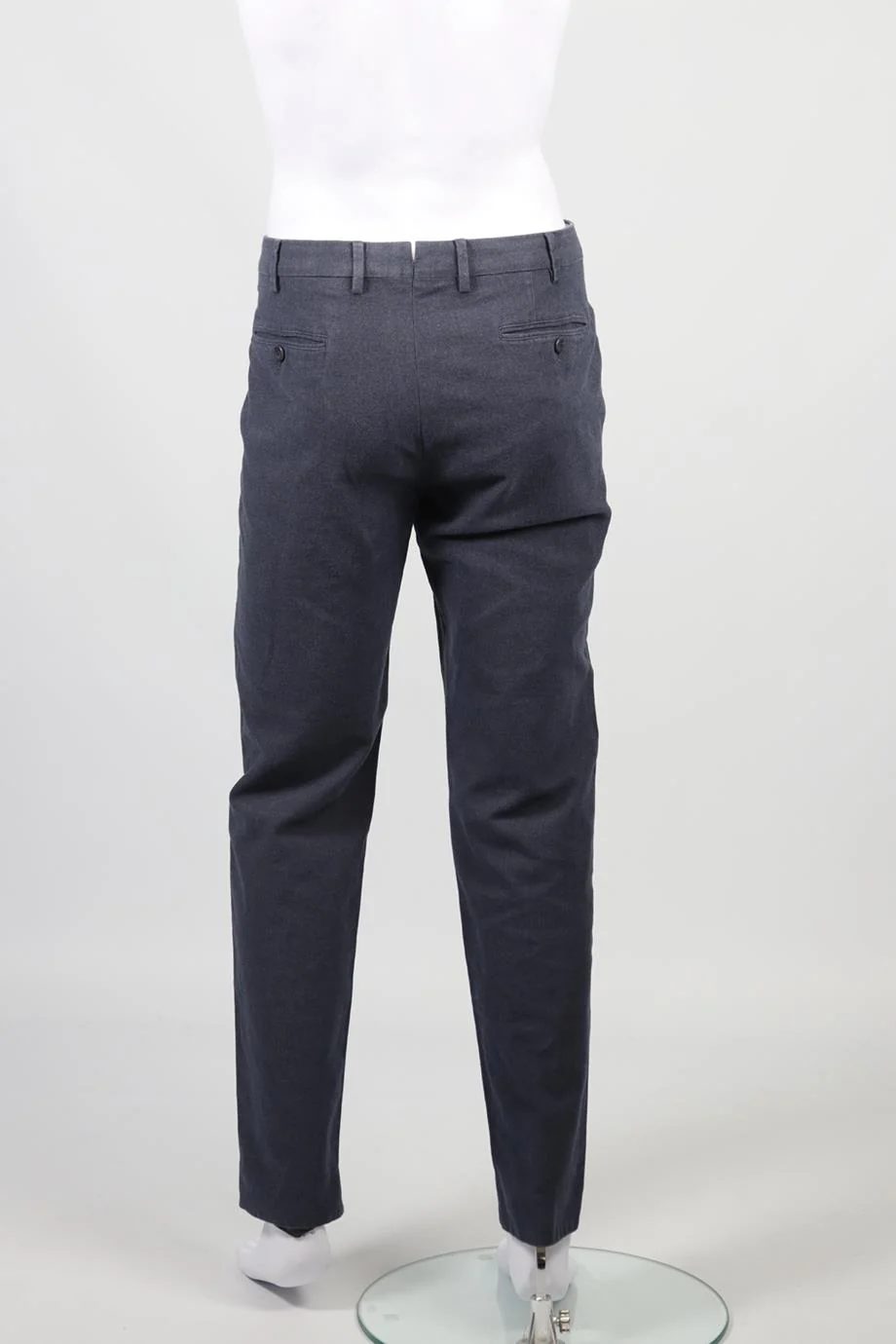 LORO PIANA MENS COTTON BLEND STARIGHT LEG PANTS IT 54 FR 46 UK/US38 - Image 4