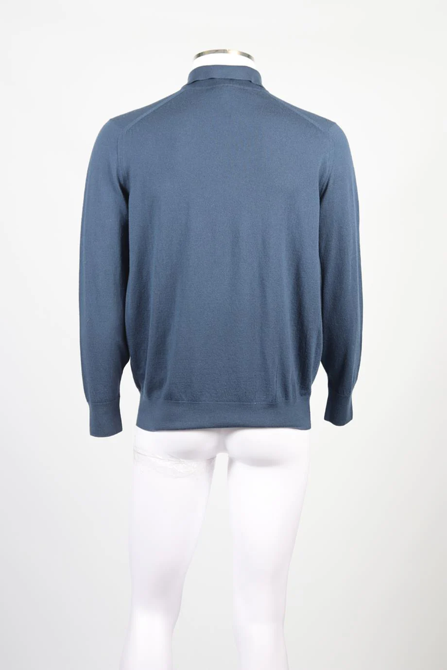 LORO PIANA MENS WOOL POLO SHIRT IT 56 FR 56 UK/US 46 - Image 4