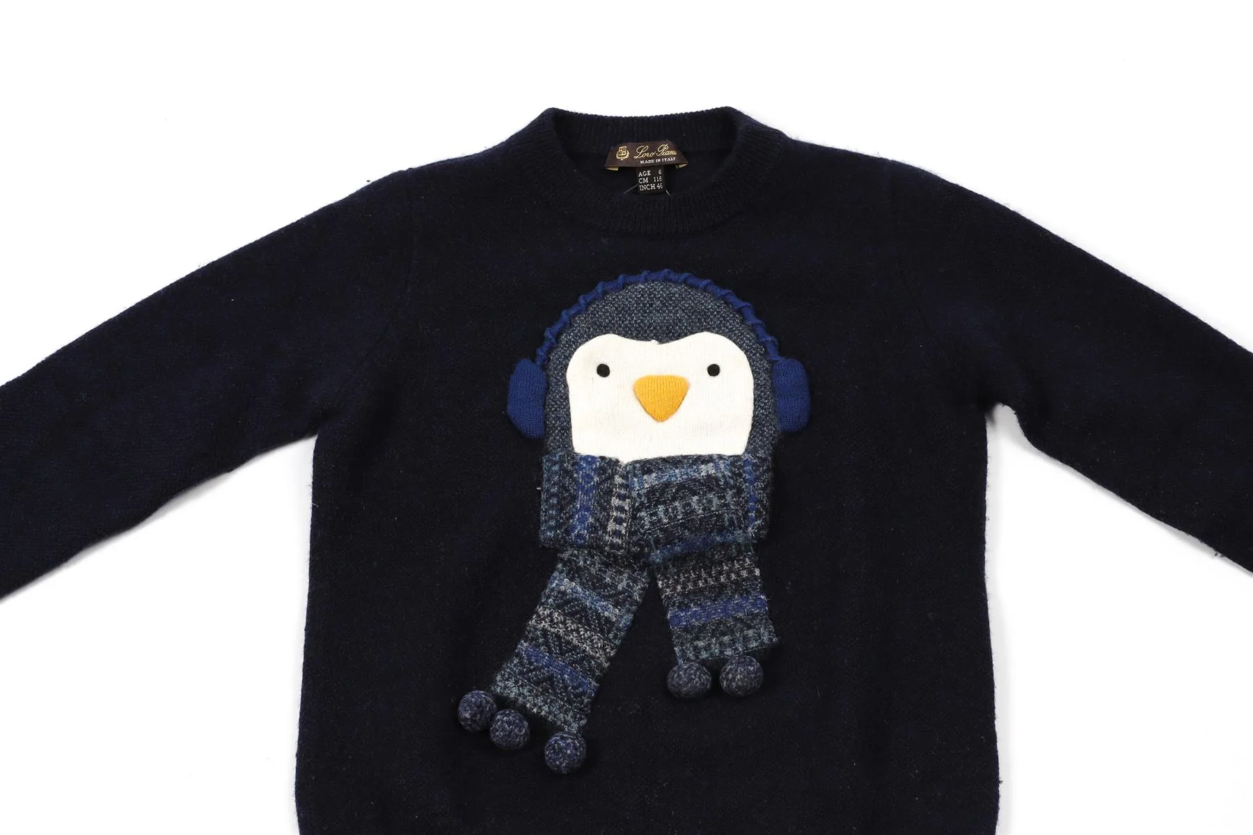 LORO PIANA NAVY KIDS BOYS SWEATER 6 YEARS - Image 3