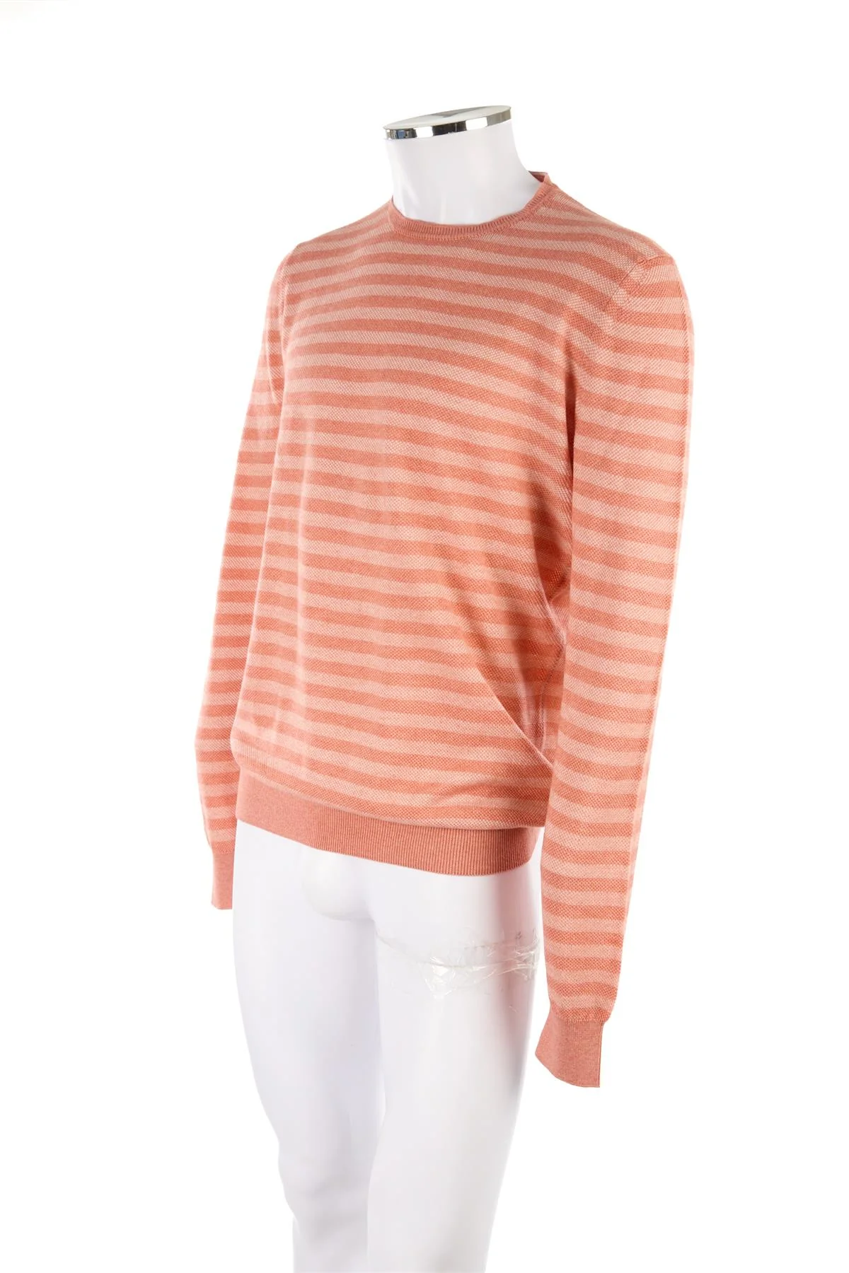 LORO PIANA ORANGE MEN'S COTTON SWEATER UK/US 40 FR 50 IT 50 - Image 3