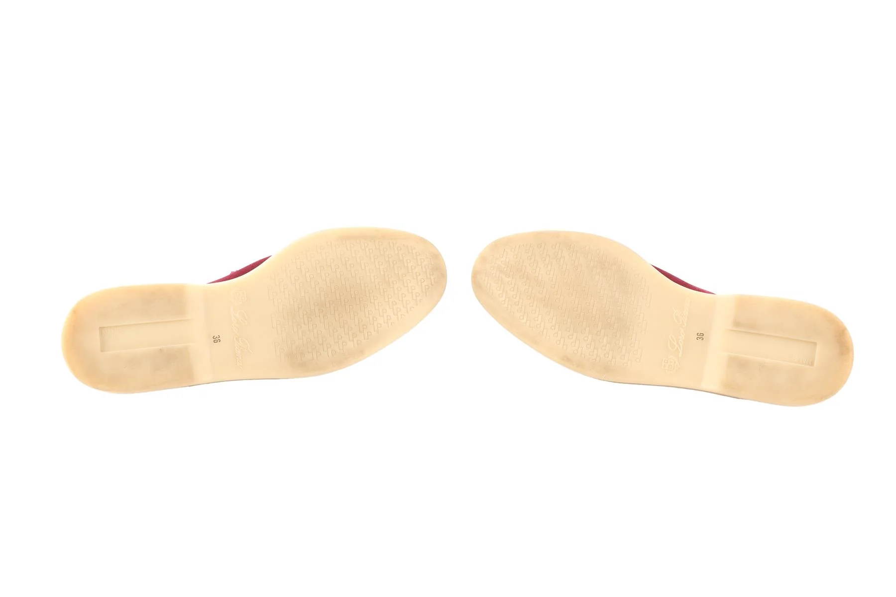 LORO PIANA PURPLE BABOUCHE CHARMS WALK SUEDE MULES EU 36 UK 3 US 6 - Image 6