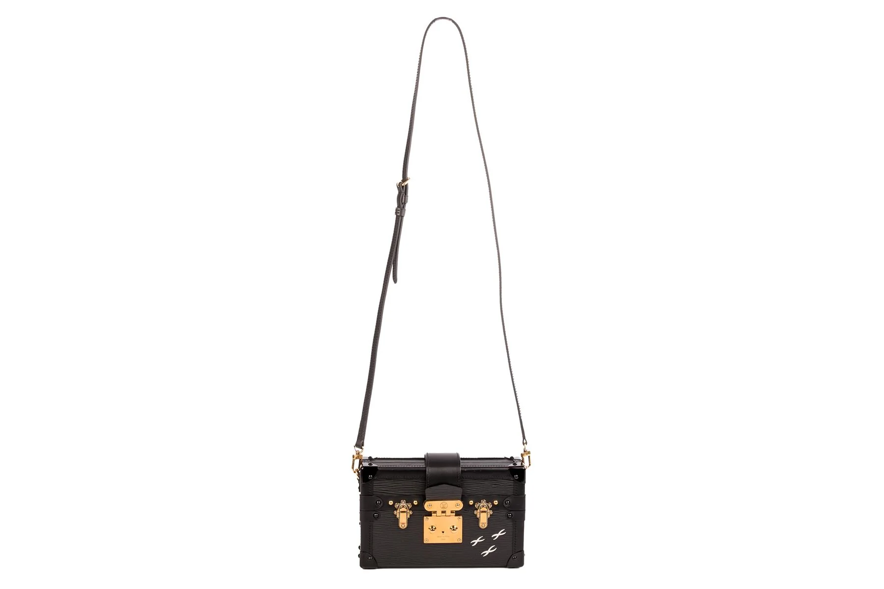 LOUIS VUITTON BLACK 2017 PETITE MALLE EPI LEATHER CLUTCH - Image 3