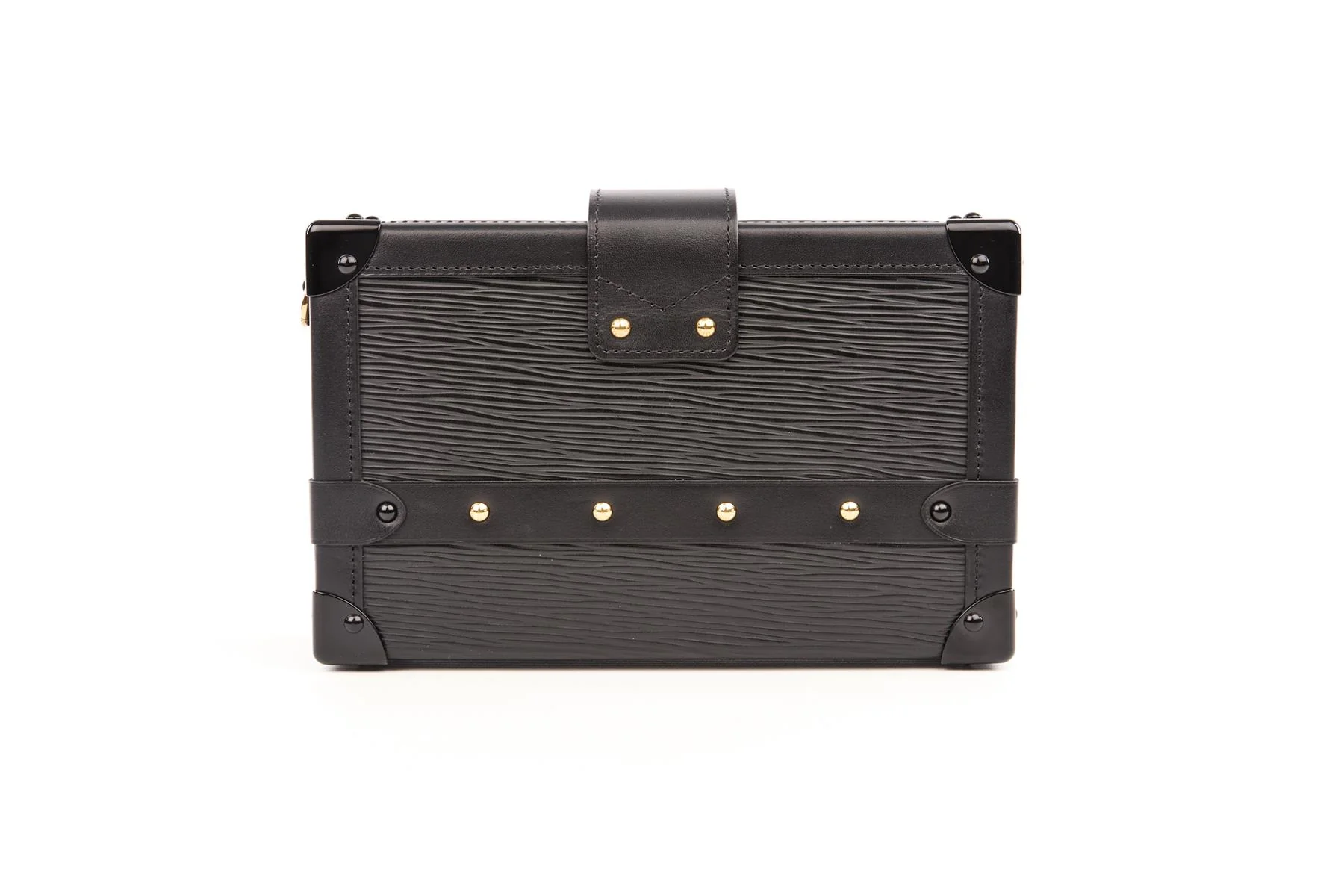 LOUIS VUITTON BLACK 2017 PETITE MALLE EPI LEATHER CLUTCH - Image 7
