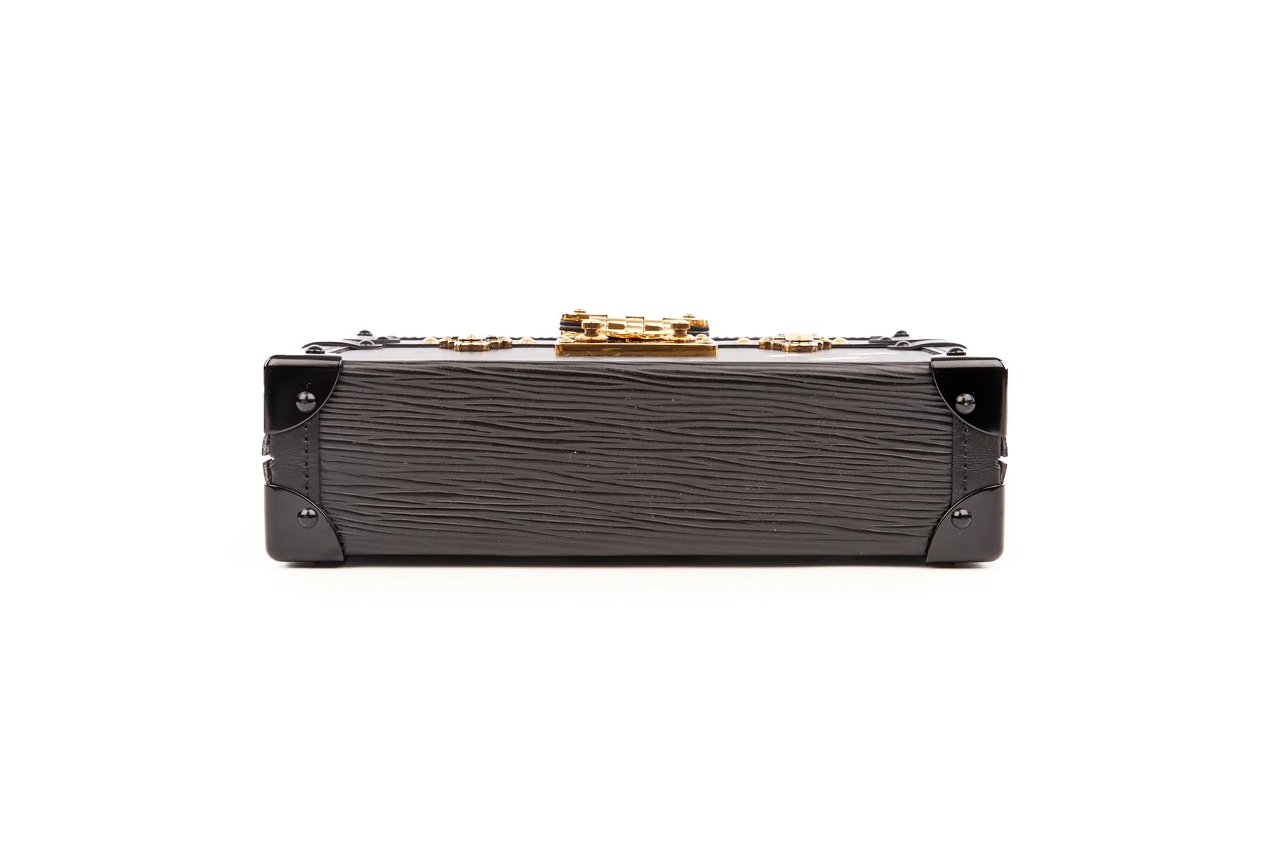 LOUIS VUITTON BLACK 2017 PETITE MALLE EPI LEATHER CLUTCH - Image 8