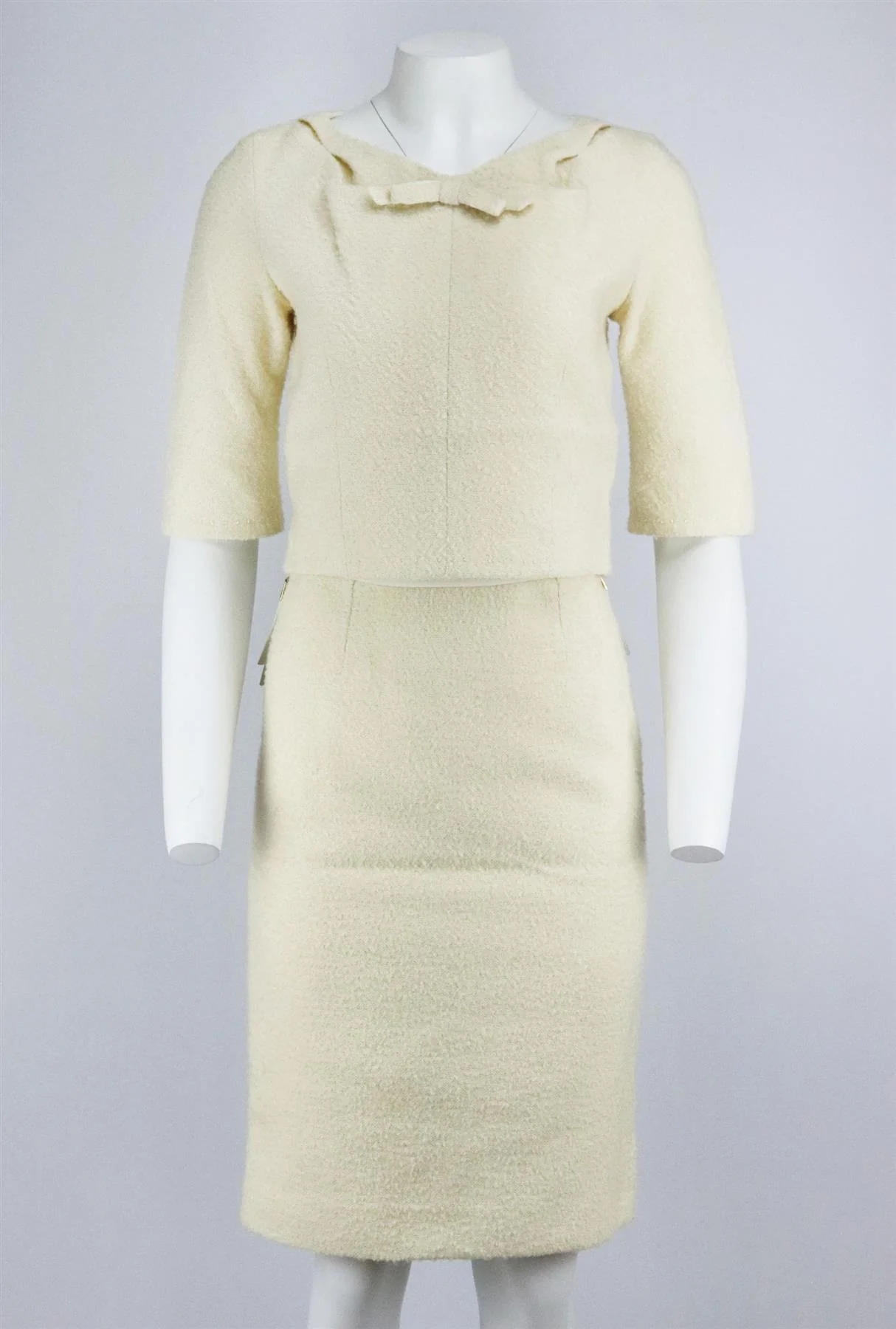 LOUIS VUITTON BOUCLE SKIRT FR 38 UK 10 - Image 2