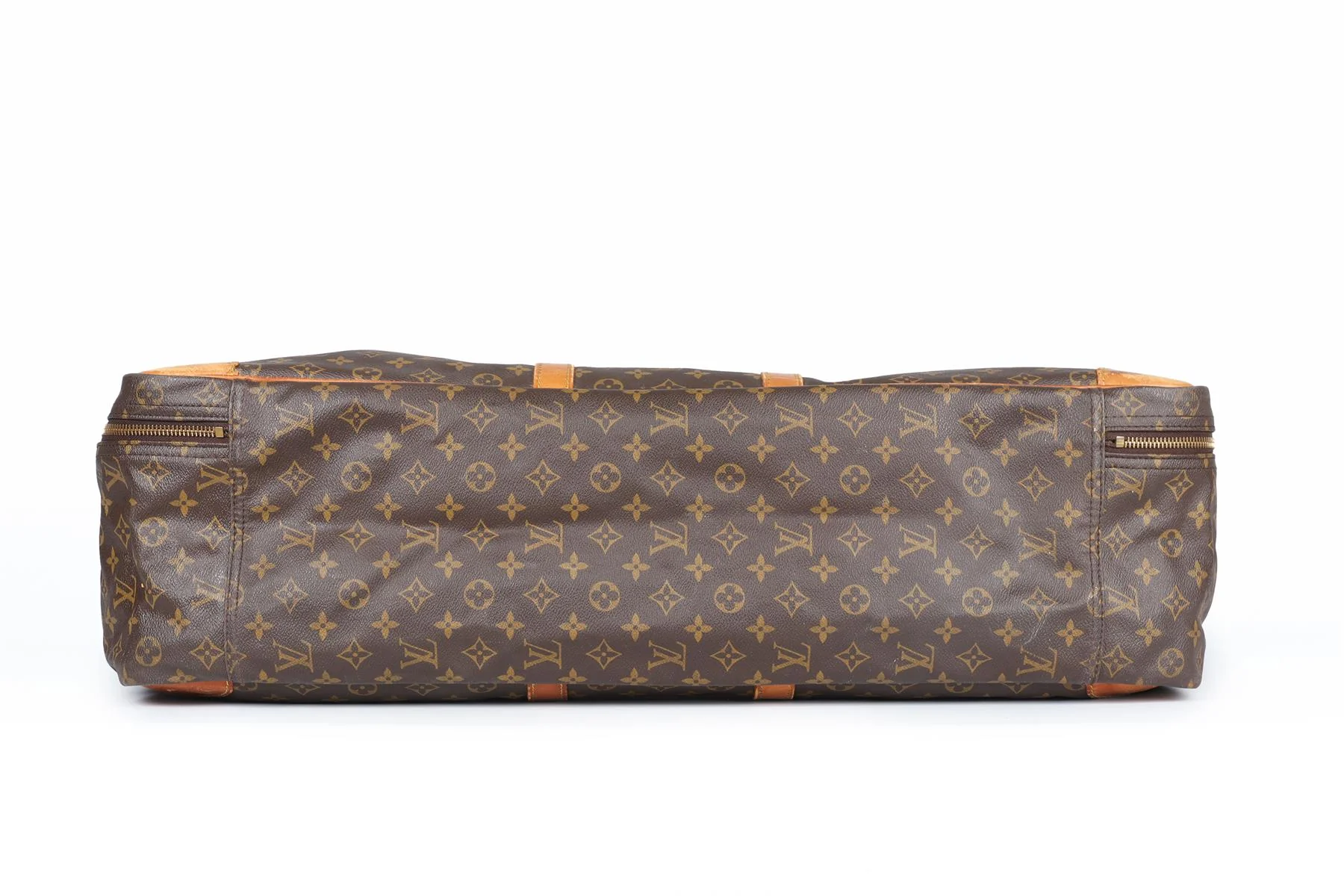 LOUIS VUITTON BROWN 1987 SIRIUS 70 MONOGRAM COATED CANVAS SUITCASE - Image 7