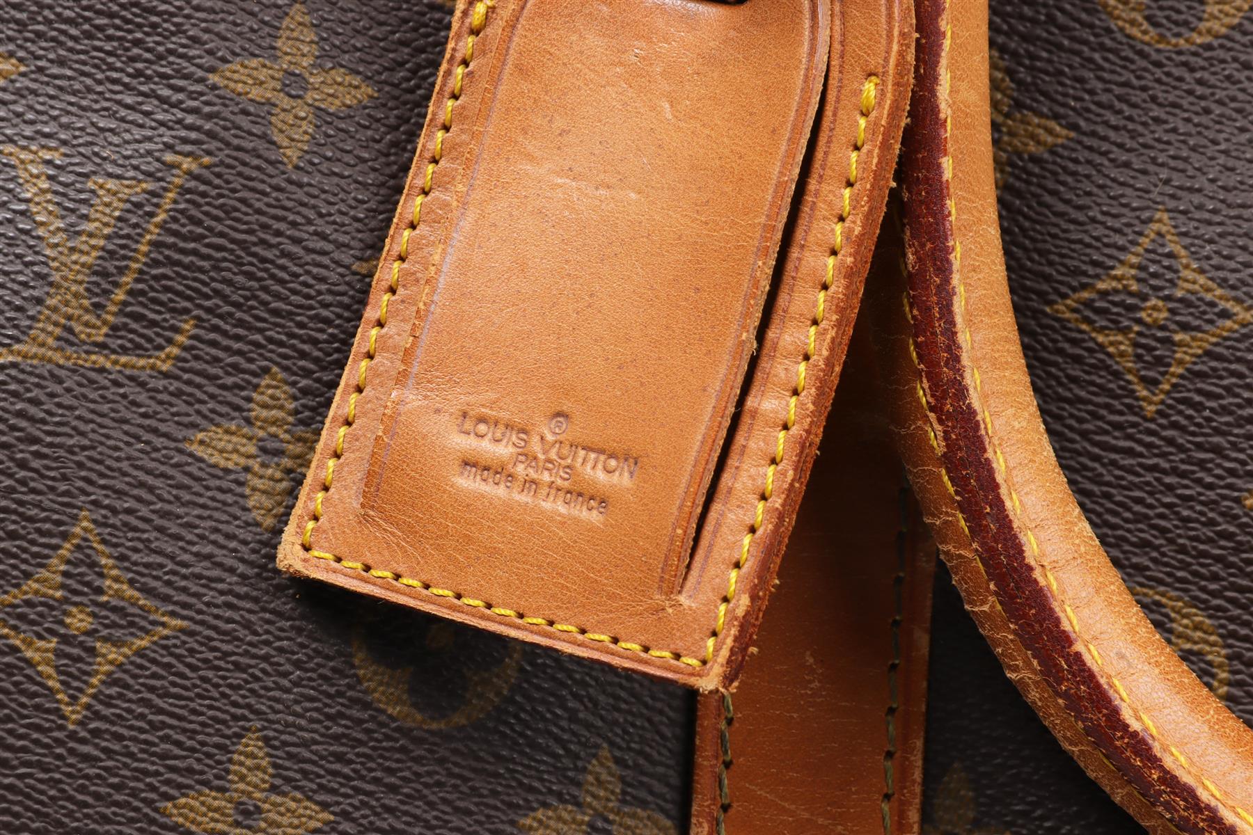 LOUIS VUITTON BROWN 1987 SIRIUS 70 MONOGRAM COATED CANVAS SUITCASE - Image 9
