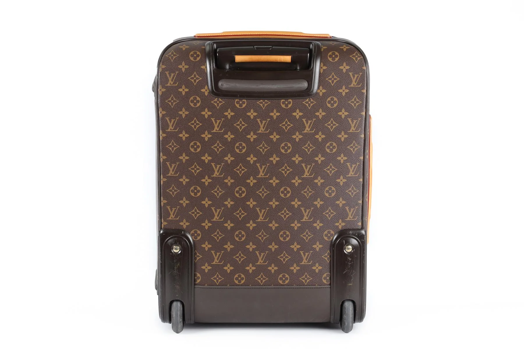 LOUIS VUITTON BROWN 2013 PEGASE LEGERE 55 MONOGRAM COATED CANVAS SUITCASE - Image 7