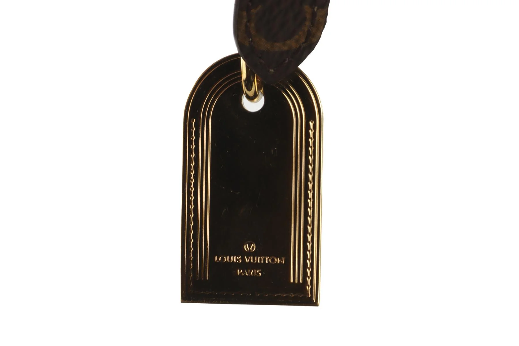 LOUIS VUITTON BROWN BAXTER MONOGRAM DOG COLLAR XSMALL - Image 8