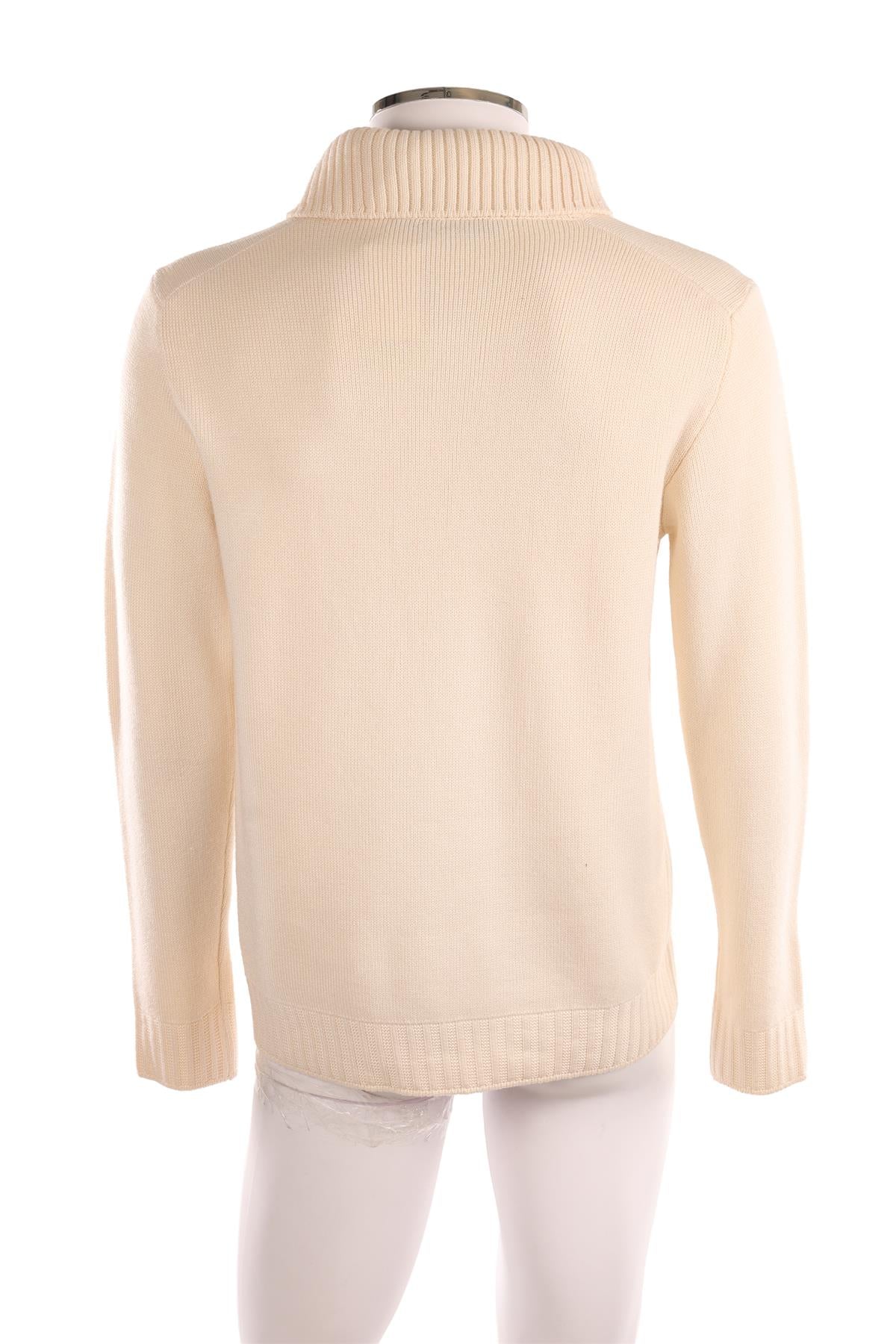 LOUIS VUITTON CREAM MEN'S WOOL SWEATER MEDIUM - Image 5