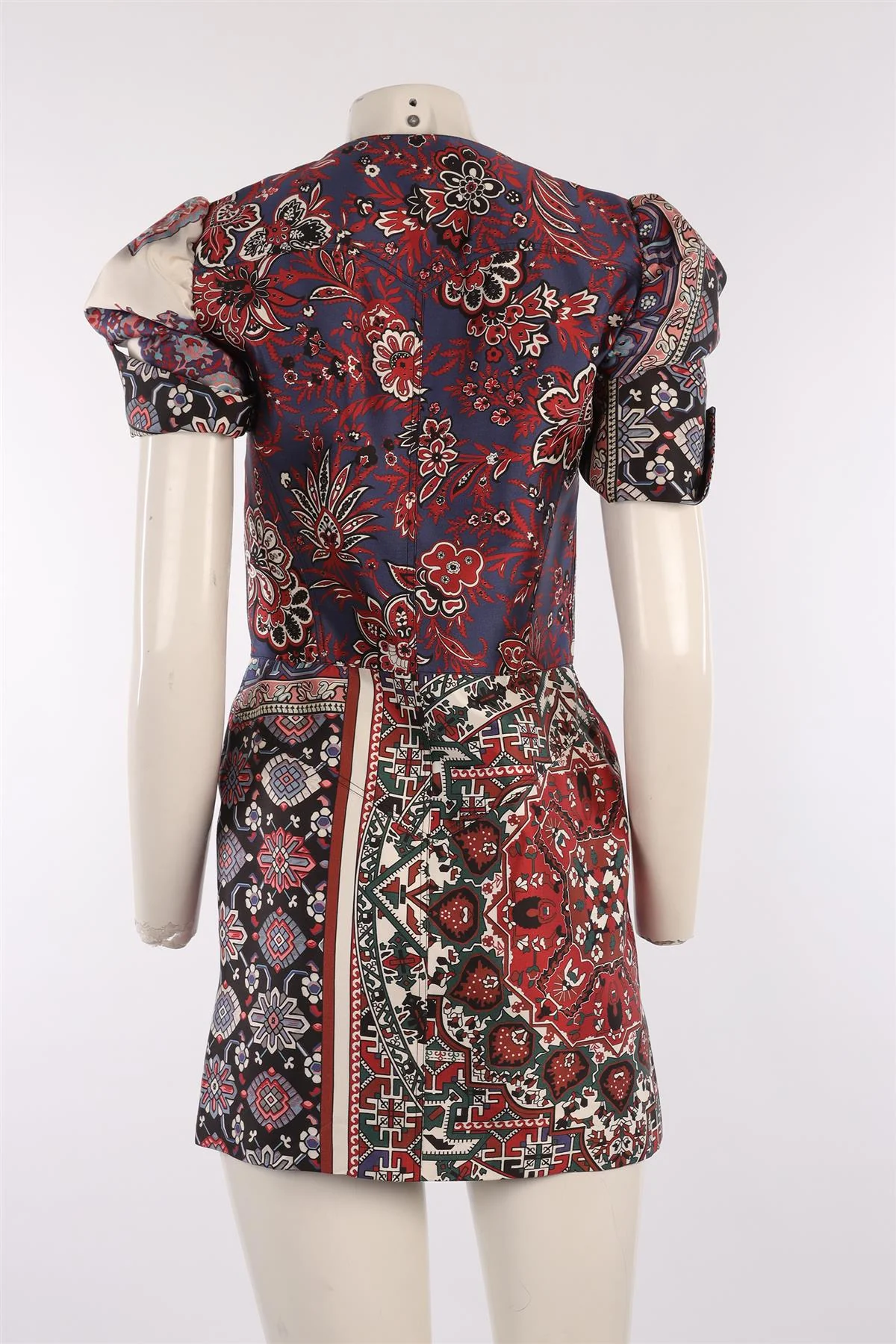 LOUIS VUITTON MULTI 2016 SILK MINI DRESS FR 38 UK 10 - Image 4