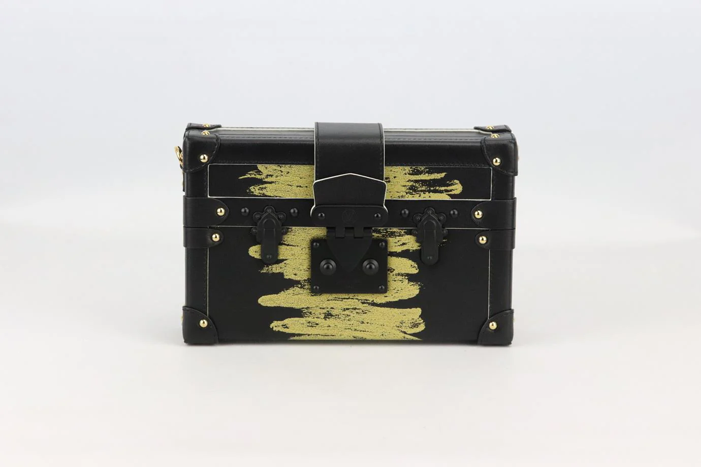 LOUIS VUITTON PETITE MALLE GOLDEN LIGHT CITY LEATHER CLUTCH - Image 2